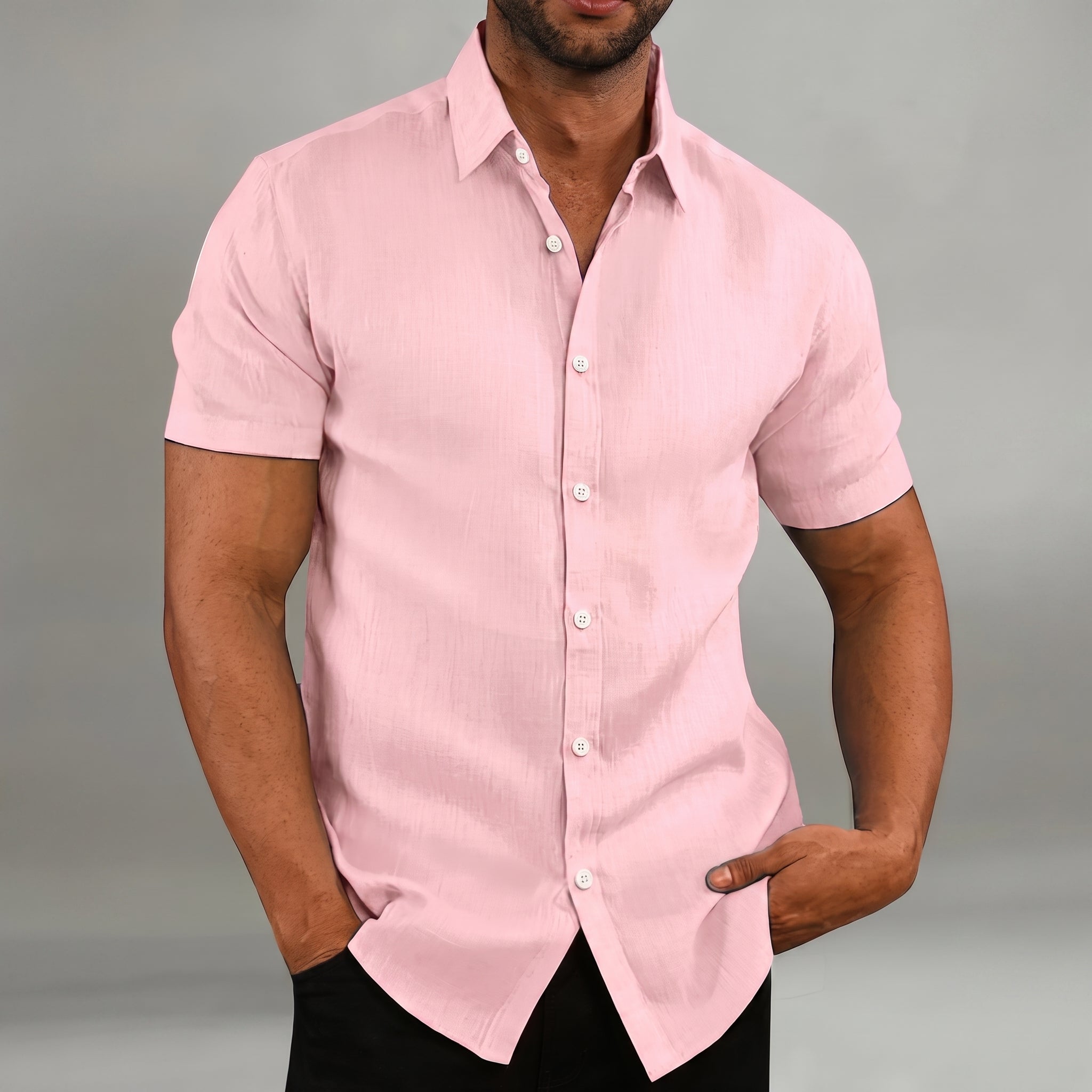 Arthur - Men's Summer Slim Fit Button-Down Shirt