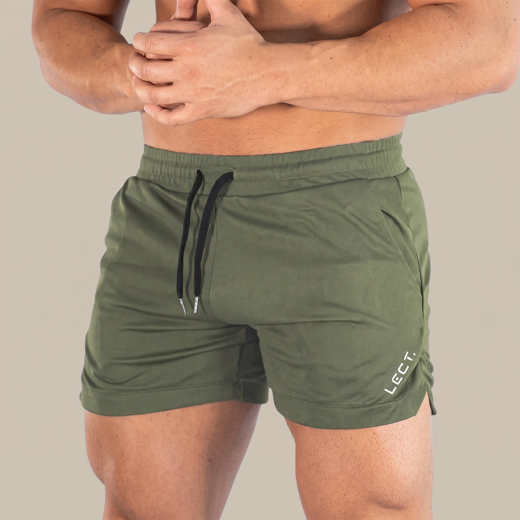 Charlie - Men's Summer Athletic Fit Drawstring Gym Shorts