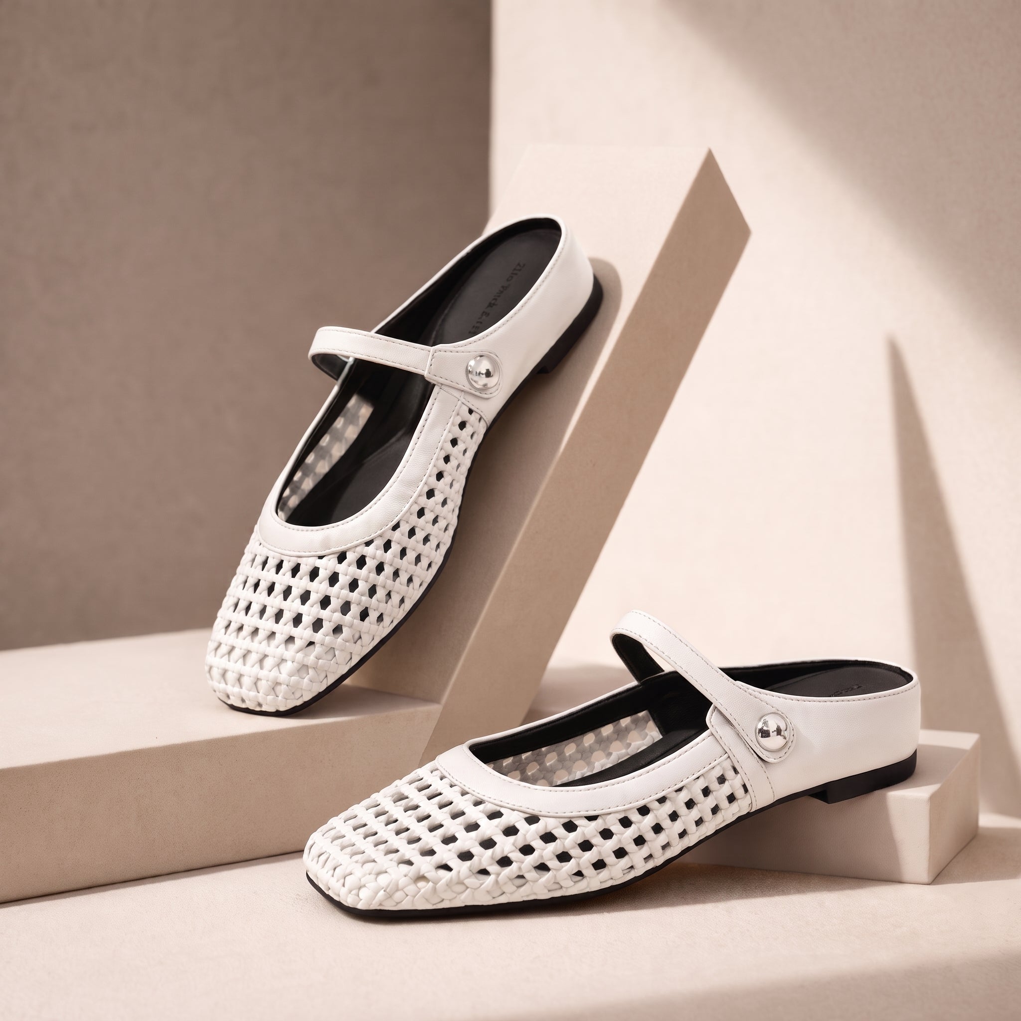 Daisy - Women's Orthopaedic Flat Mules with Buckle Strap