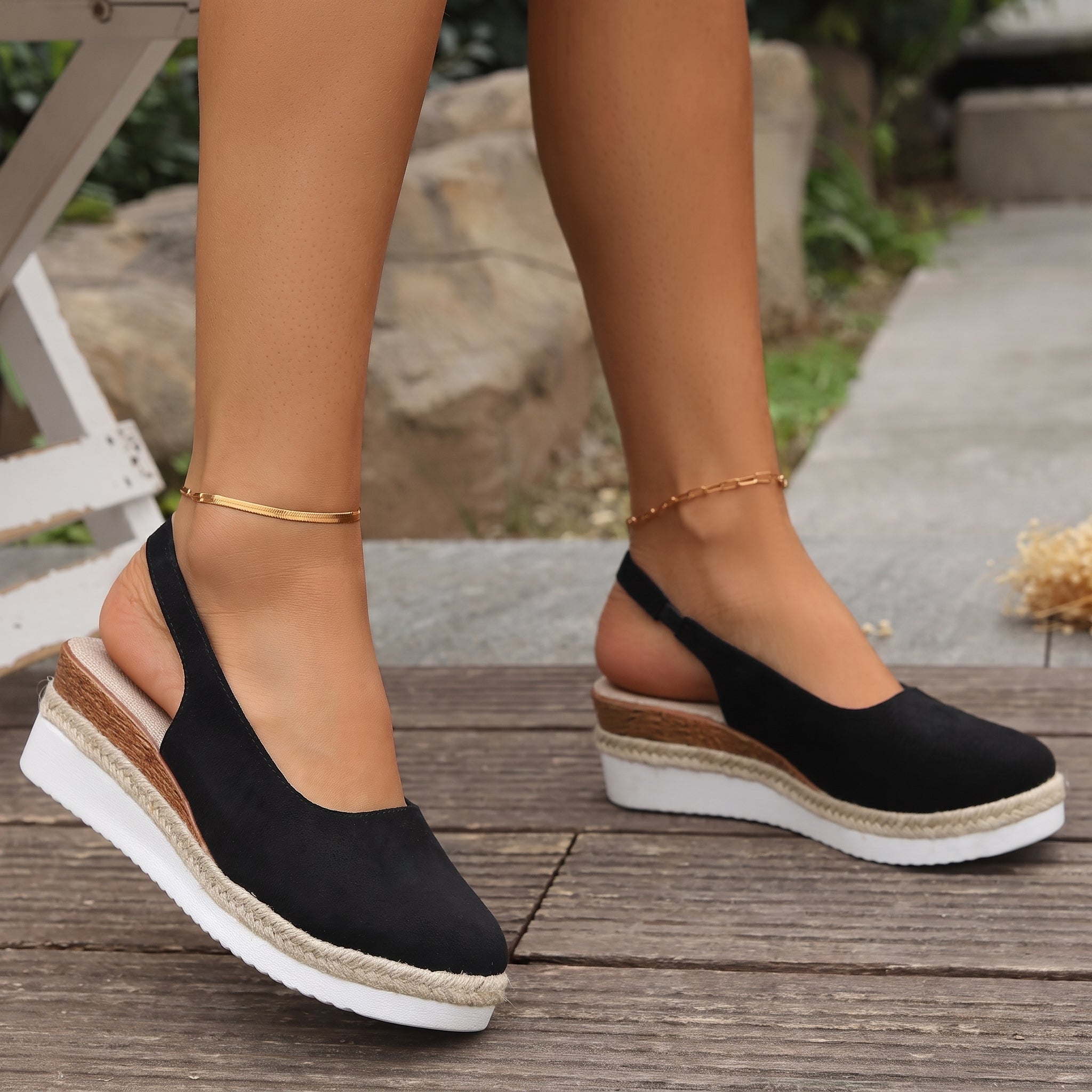Daisy - Women's Orthopaedic Slingback Wedge Sandals