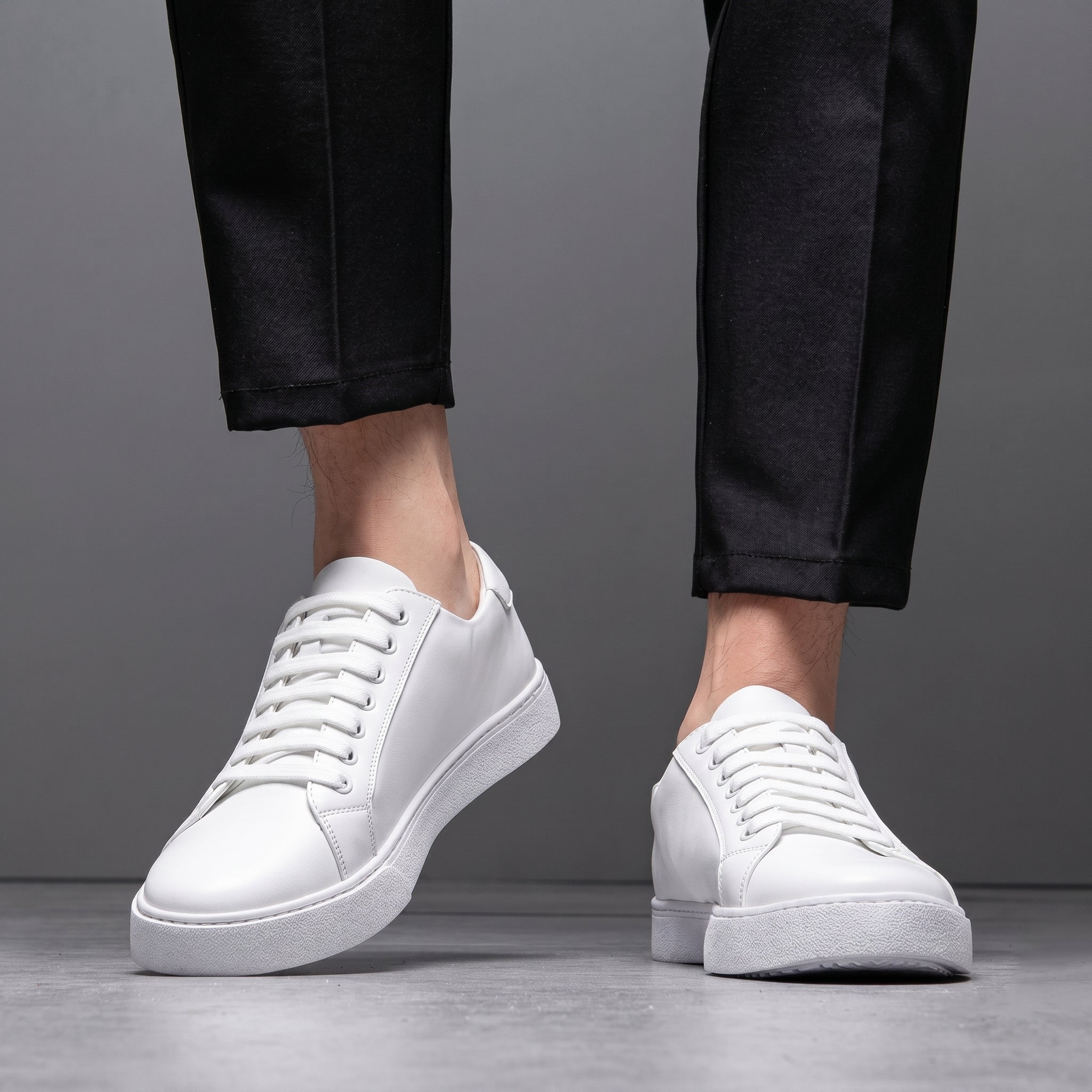 Jonas - Men's Classic Minimalist Low-Top Trainers