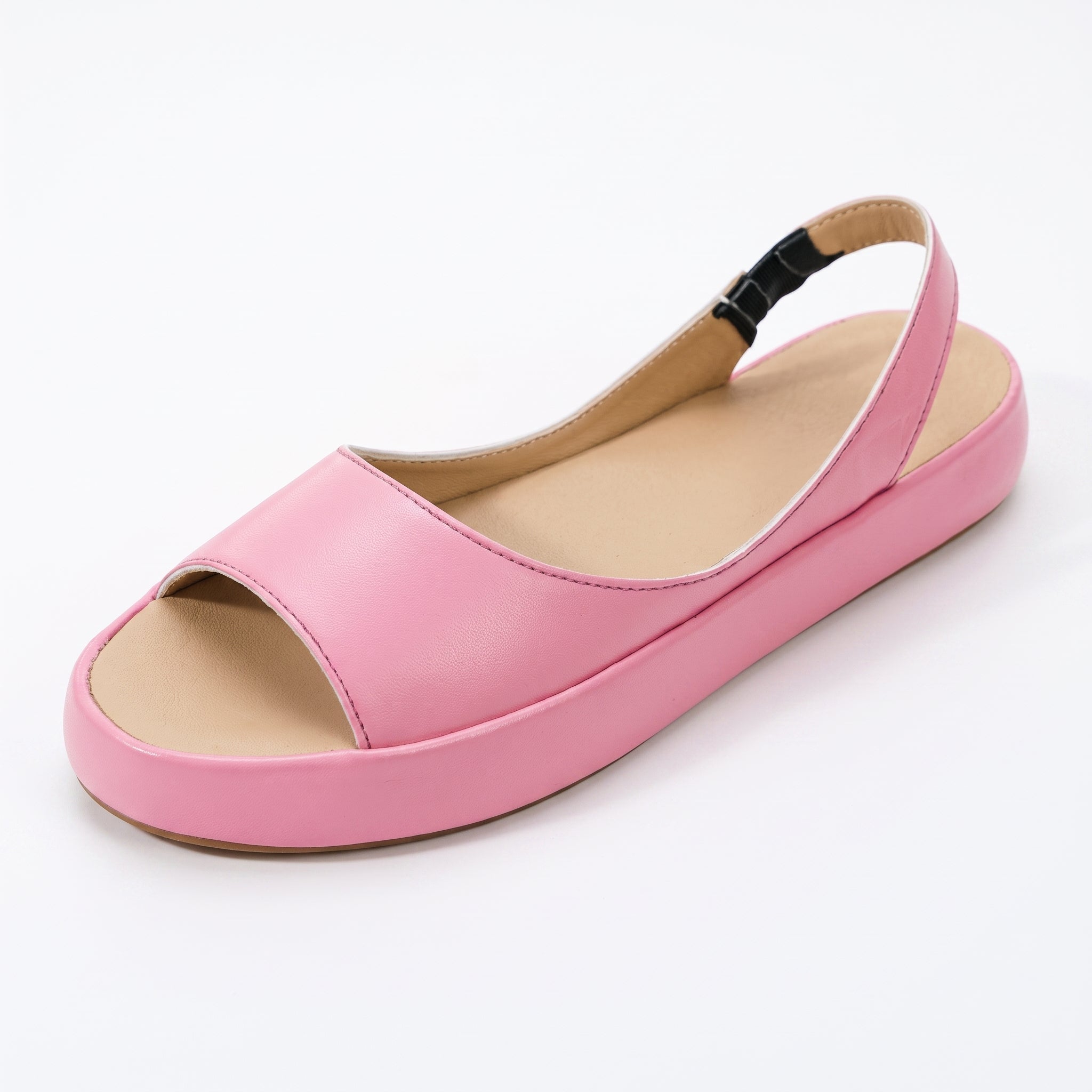 Alice – Women's Orthopaedic Platform Sole Slingback Sandals - Sandals - Pink - Davies & Cooper