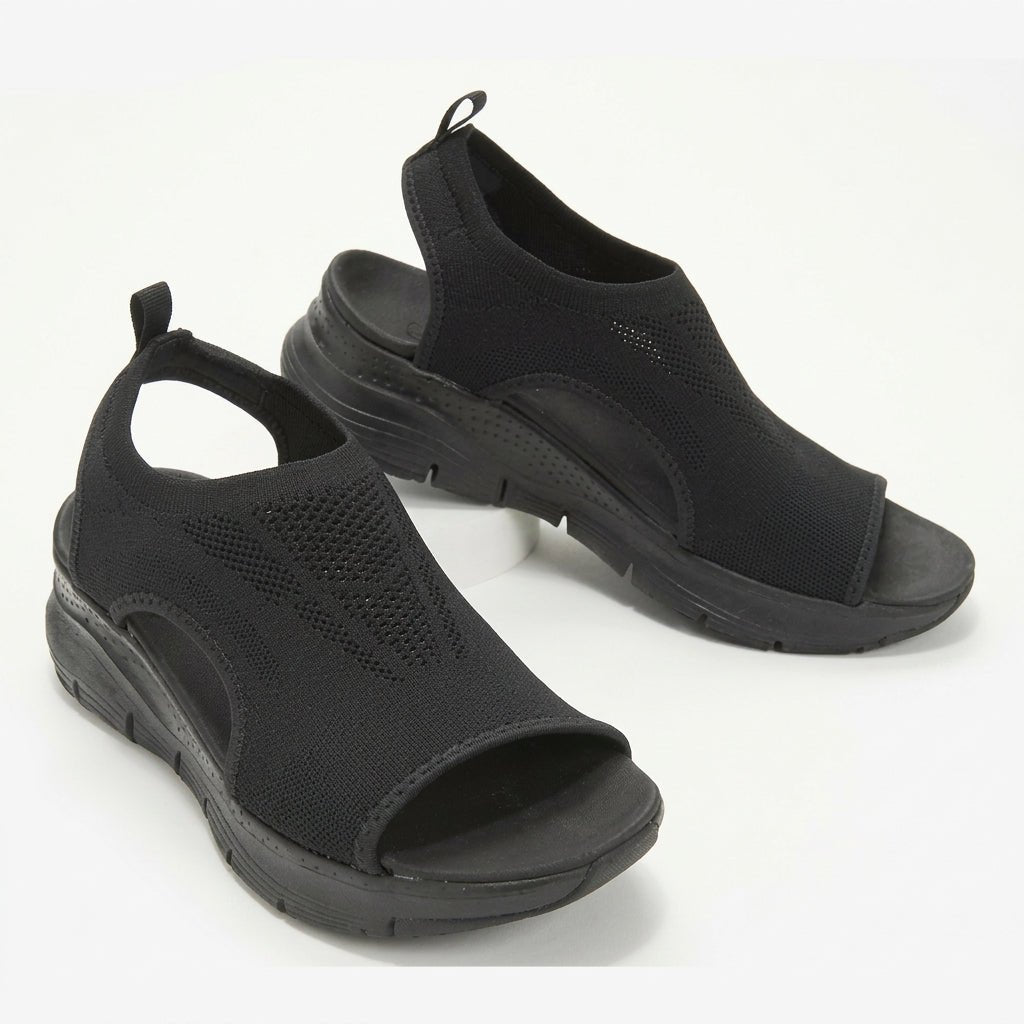 Alice - Women's Orthopaedic Slip - On Sandals with Open Toe - Sandals - Pink - Davies & Cooper