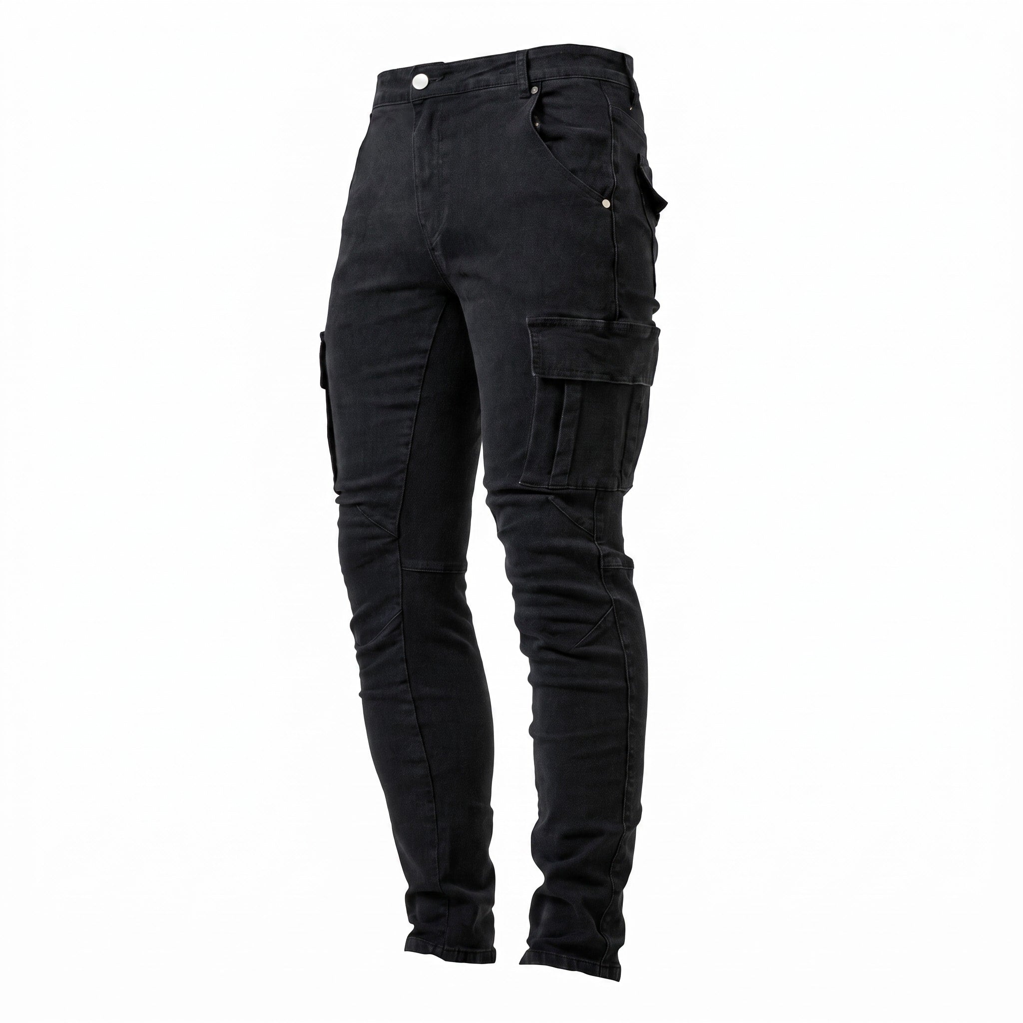 Marcus - Men's Slim Fit Denim Jeans with Multiple Pockets