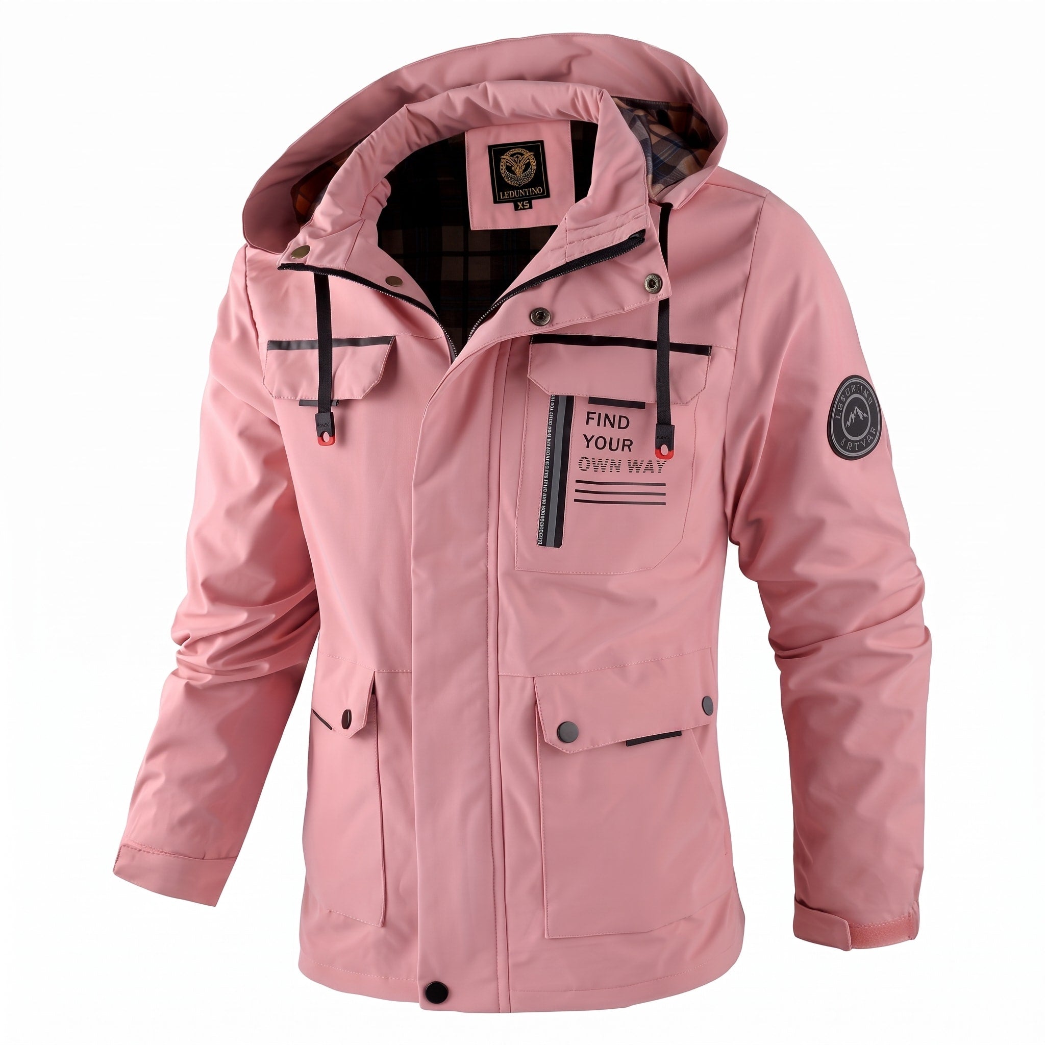 James - Men's Hooded Jacket with Multiple Pockets