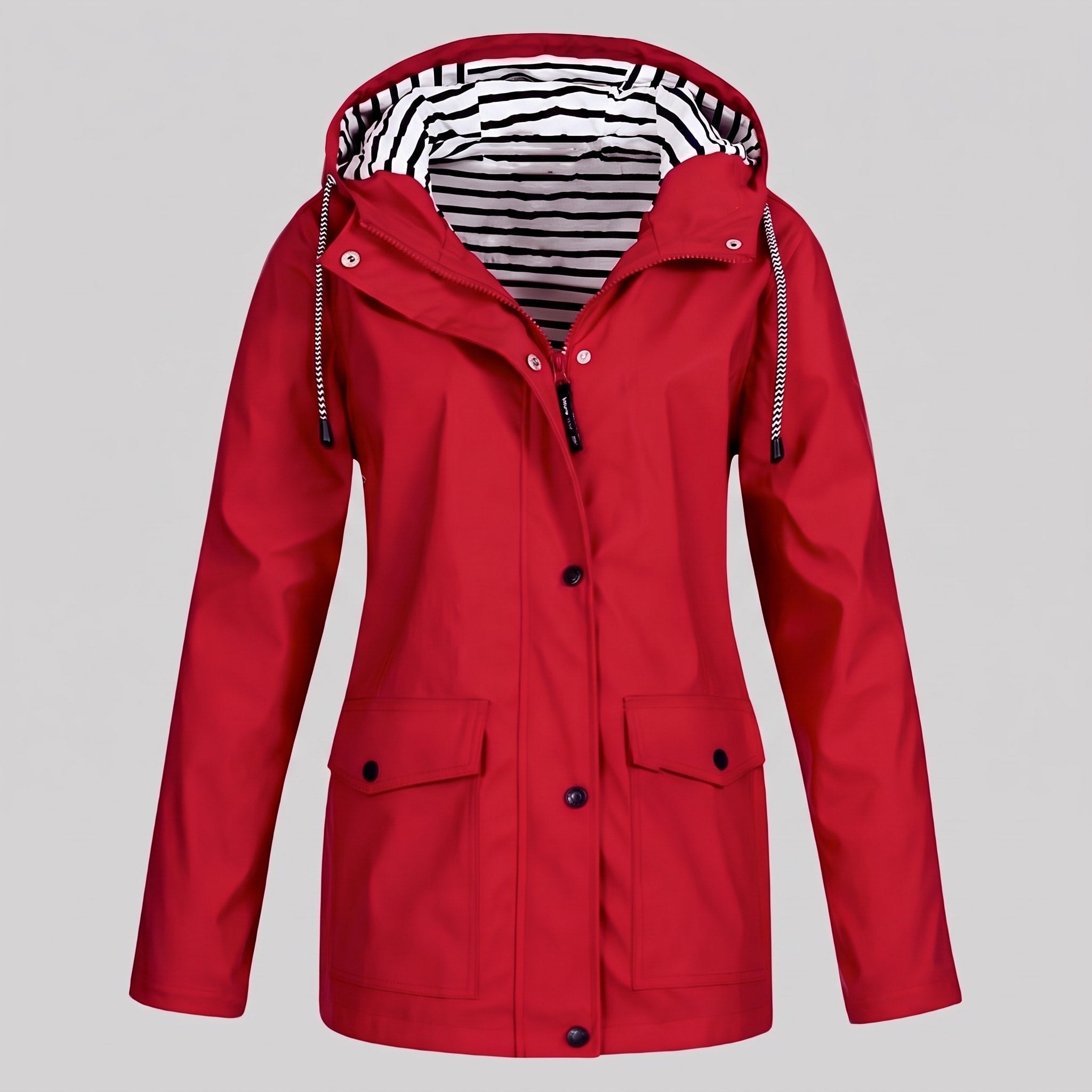 Sophie - Women's Hooded Rain Jacket with Adjustable Drawstring