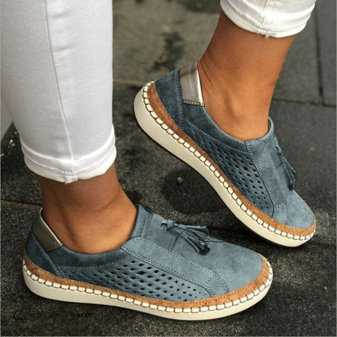 Daisy - Women's Casual Breathable Loafers - Loafers - Blue - Davies & Cooper
