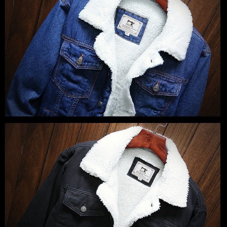 Detlef - Classic Denim Jacket - Coats & Jackets - Black - Davies & Cooper