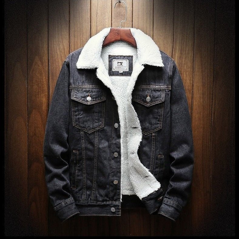 Detlef - Classic Denim Jacket - Coats & Jackets - Black - Davies & Cooper