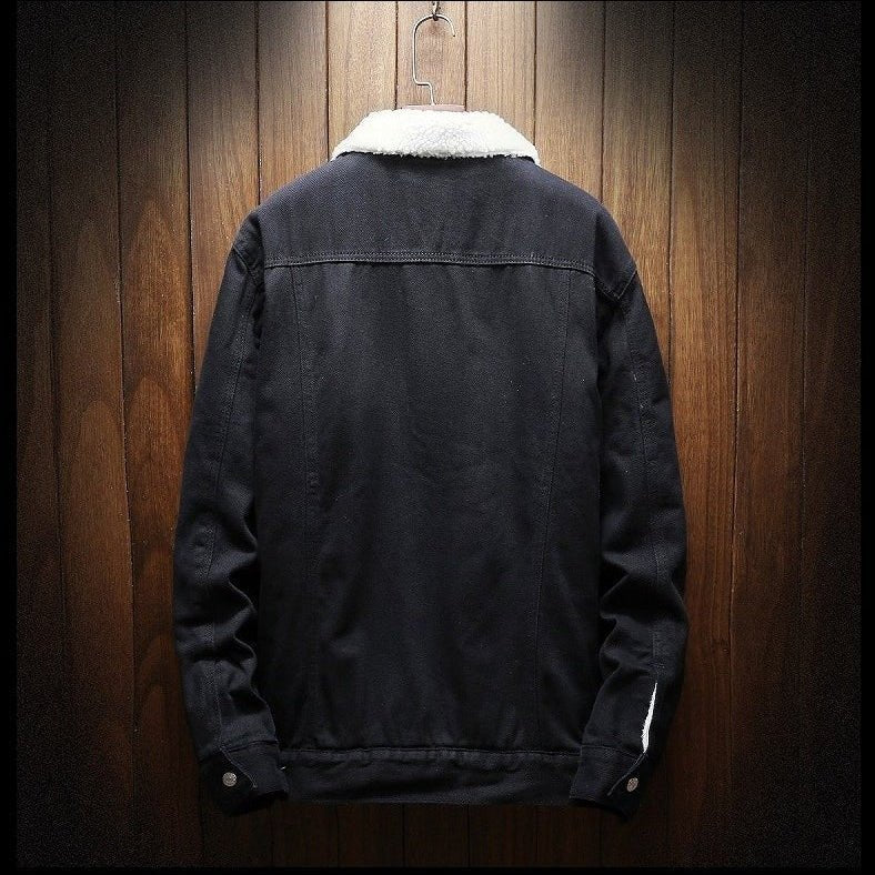 Detlef - Classic Denim Jacket - Coats & Jackets - Black - Davies & Cooper