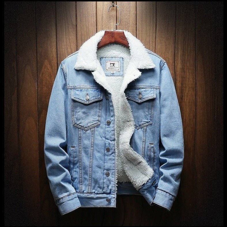 Detlef - Classic Denim Jacket - Coats & Jackets - Light Blue - Davies & Cooper