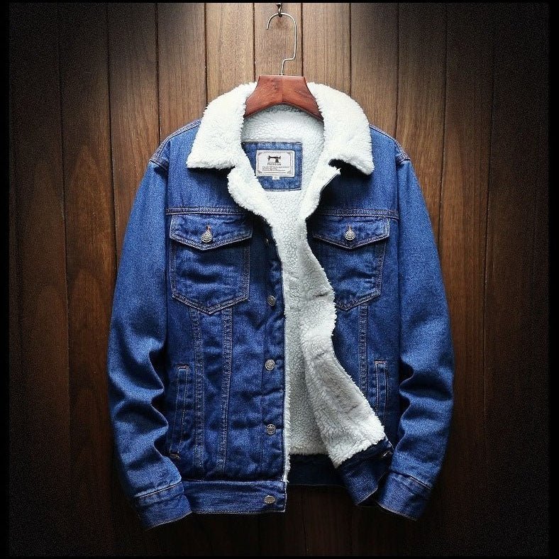 Detlef - Classic Denim Jacket - Coats & Jackets - Dark Blue - Davies & Cooper