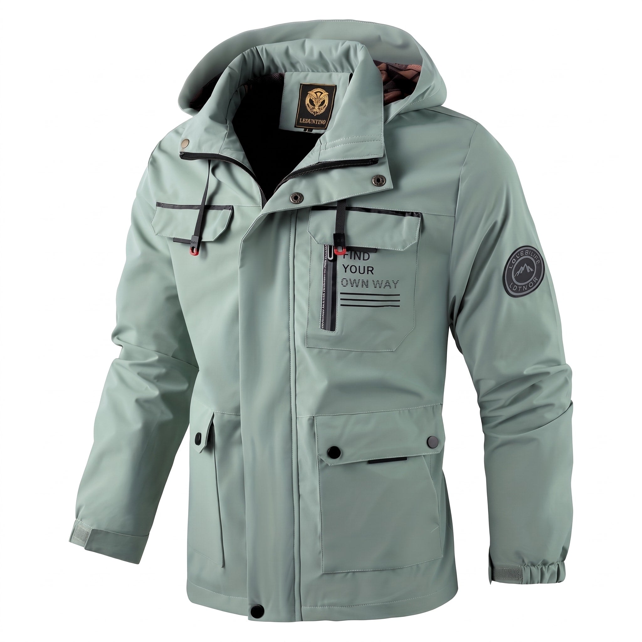 James - Men's Hooded Jacket with Multiple Pockets