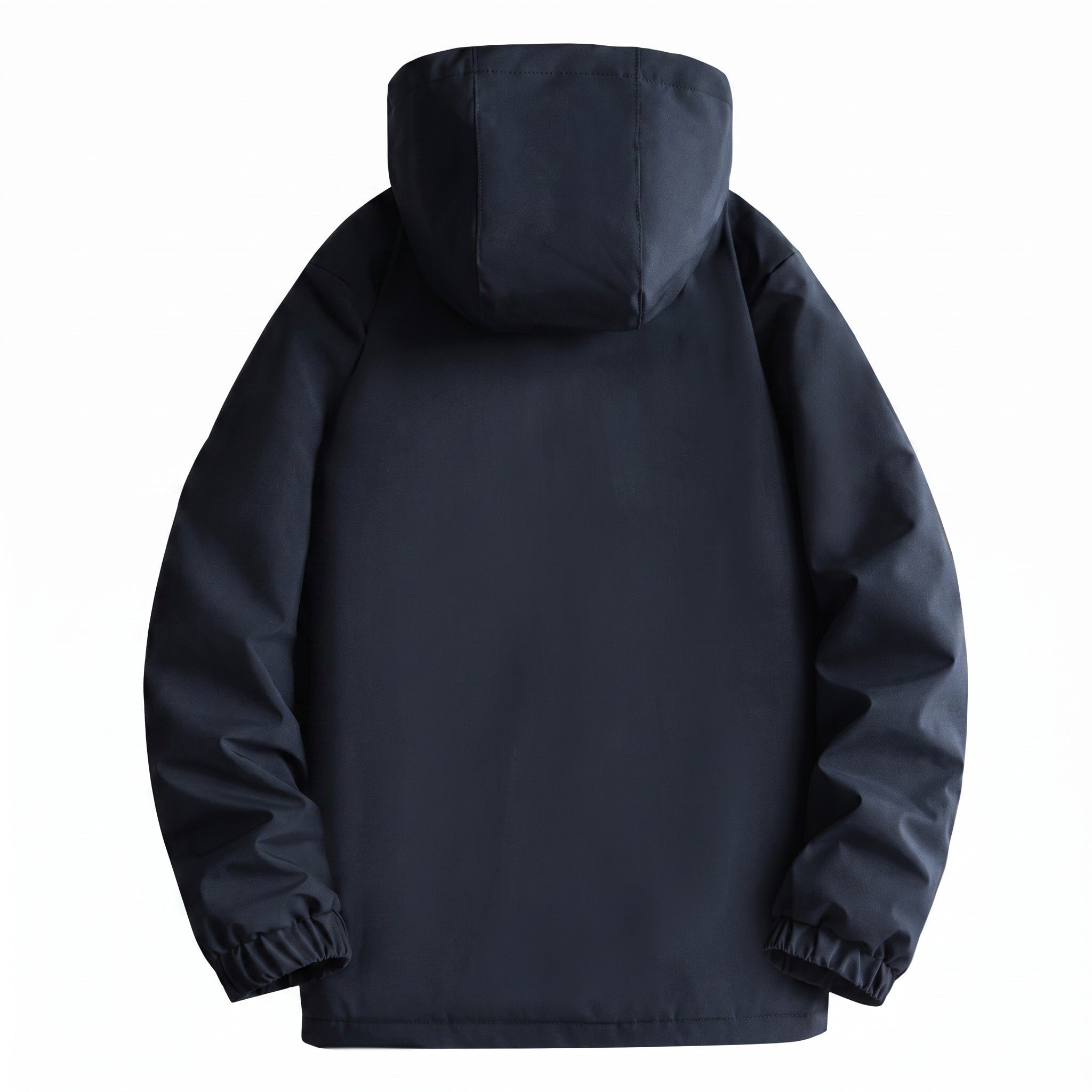 George - Men's Hooded Parka Jacket with Cargo Pockets - Parkas - Blue - Davies & Cooper