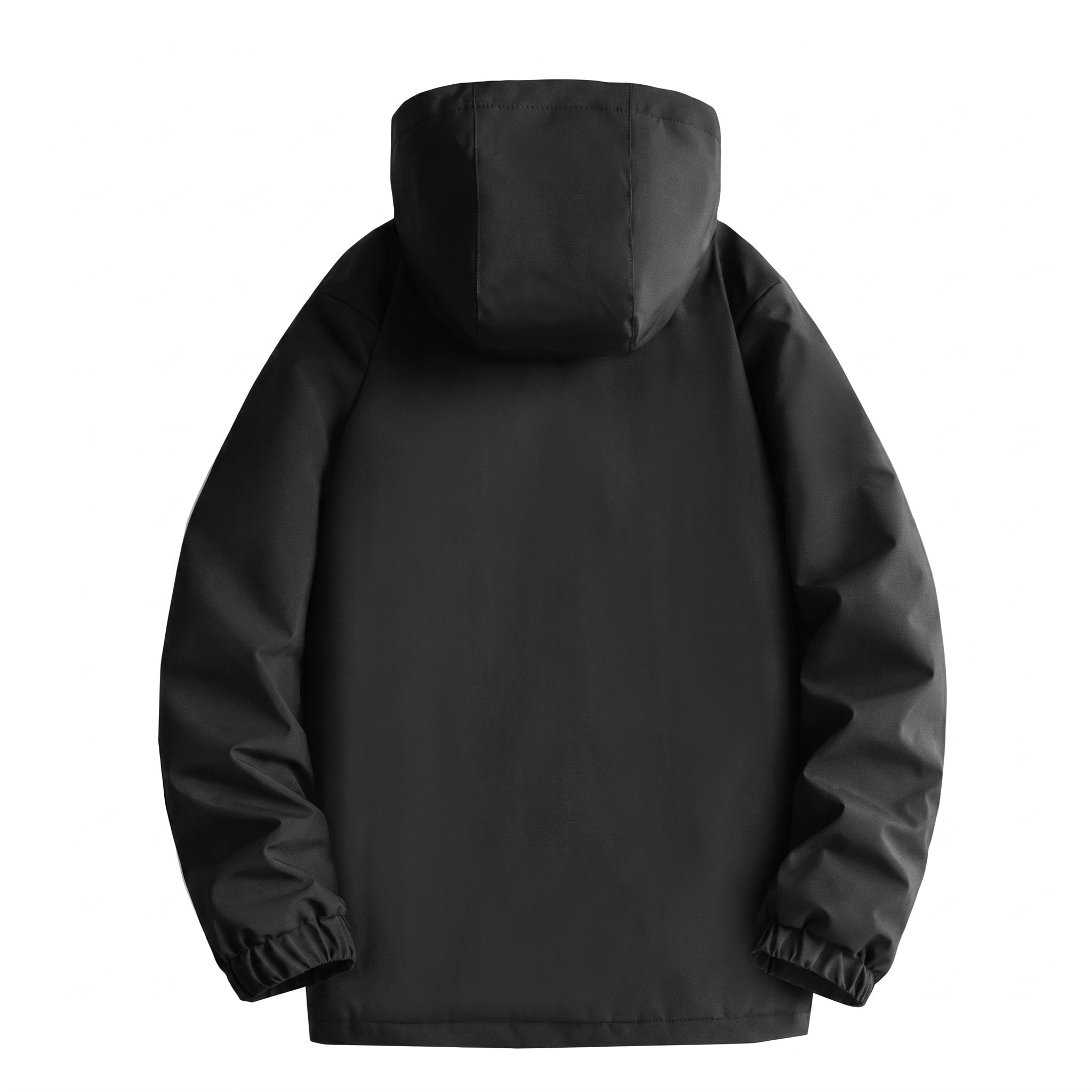 George - Men's Hooded Parka Jacket with Cargo Pockets - Parkas - Black - Davies & Cooper