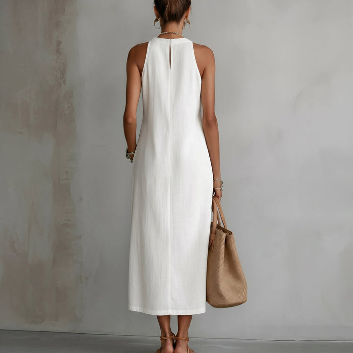 Grace - Women's Summer Halter Neck Maxi Dress - Maxi Dress - Green - Davies & Cooper