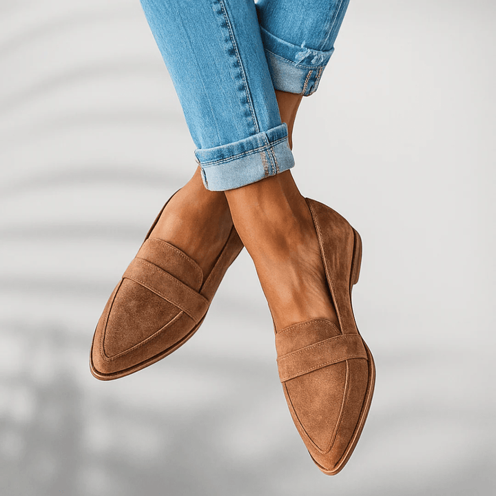 Daisy - Women's Pointed Toe Penny Loafers