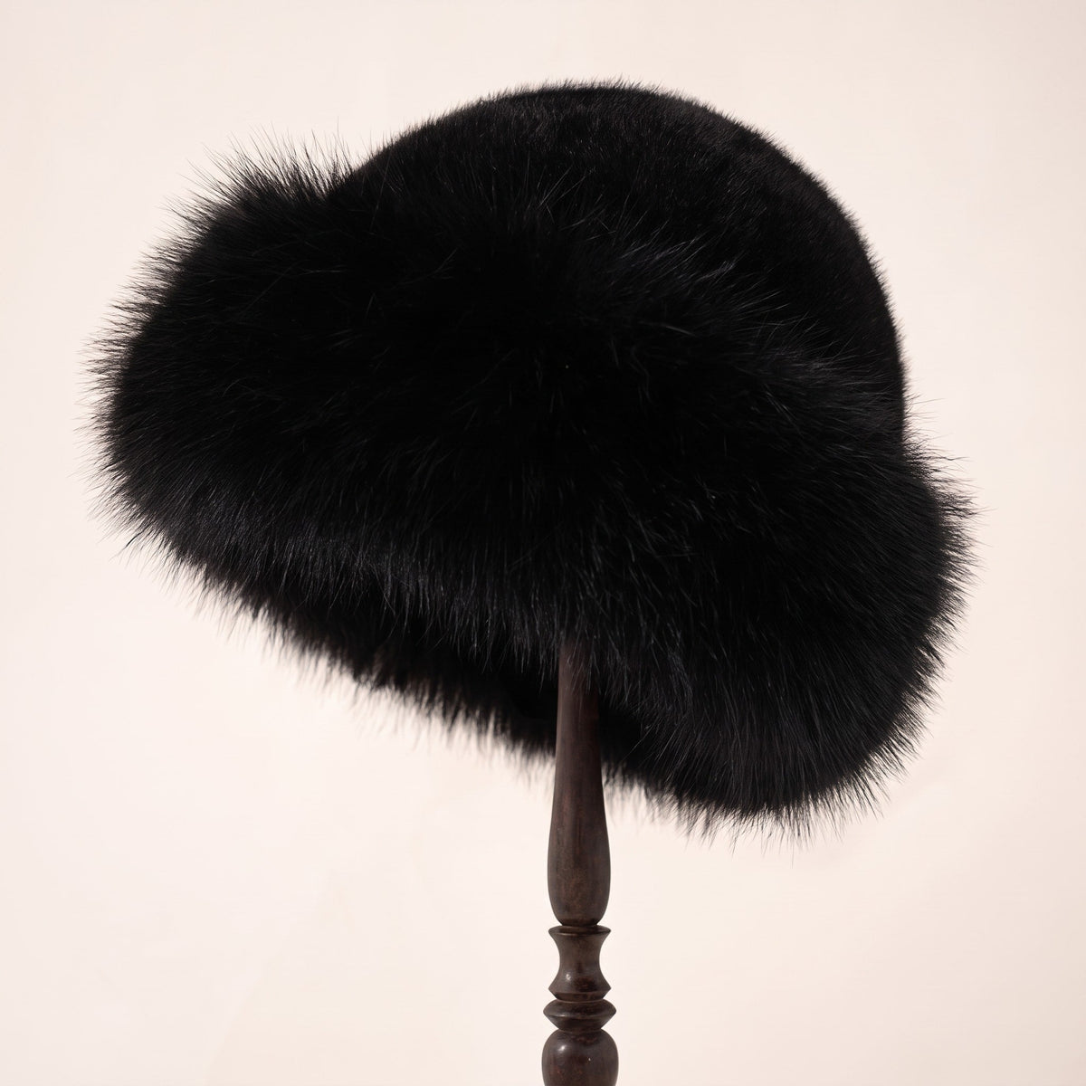 Isabelle - Women's Faux Fur Trim Bucket Hat with Ear Cover - Beanies - Black - Davies & Cooper