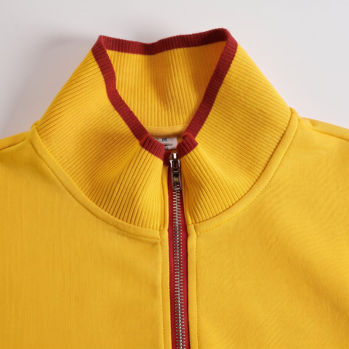 Isla - Women's Half-Zip Striped Wide-Leg Tracksuit Set - Loungewear Sets - Yellow - Davies & Cooper