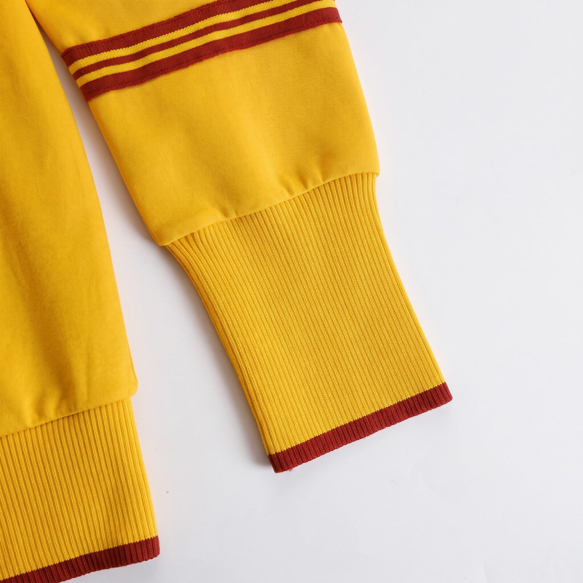 Isla - Women's Half-Zip Striped Wide-Leg Tracksuit Set - Loungewear Sets - Yellow - Davies & Cooper