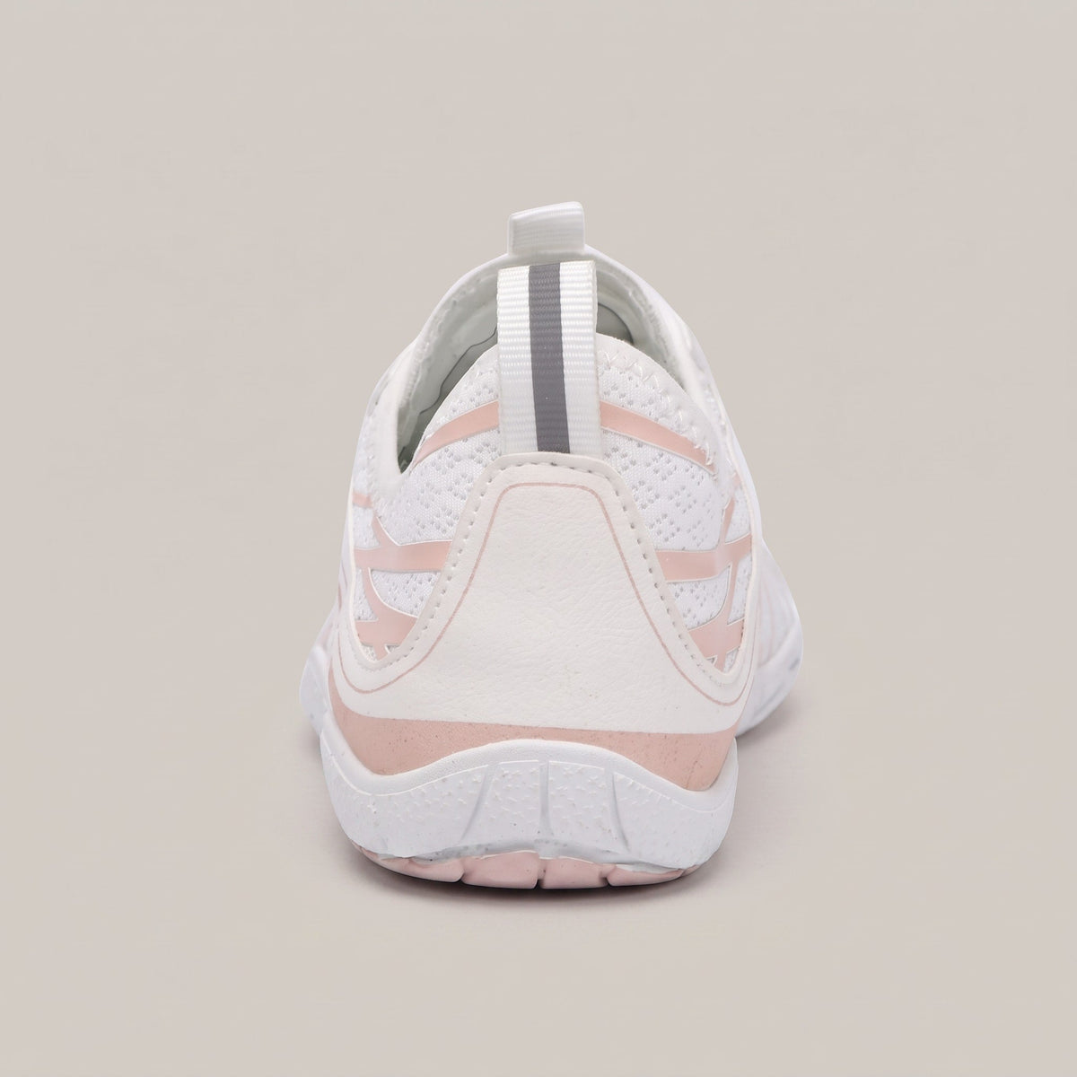 Isla - Women's Minimalist Lace-Up Barefoot Trainers with Flexible Sole - Sneakers - White - Davies & Cooper