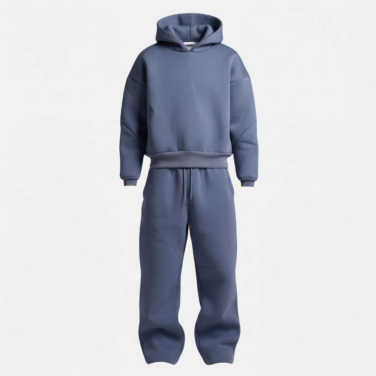 Jack - Men's Oversized Hooded Tracksuit Set with Drawstring Waist - Outfit Sets - Blue - Davies & Cooper