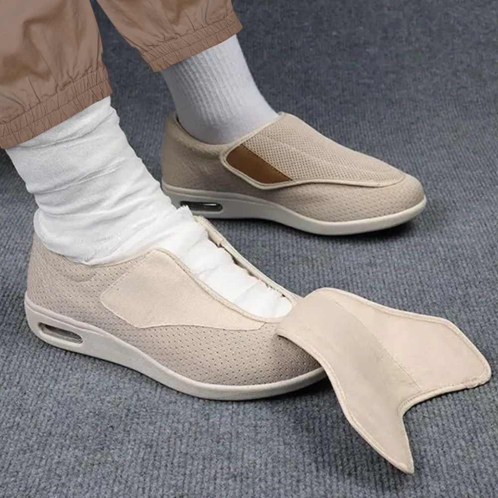 James - Men's Orthopaedic Velcro Trainers