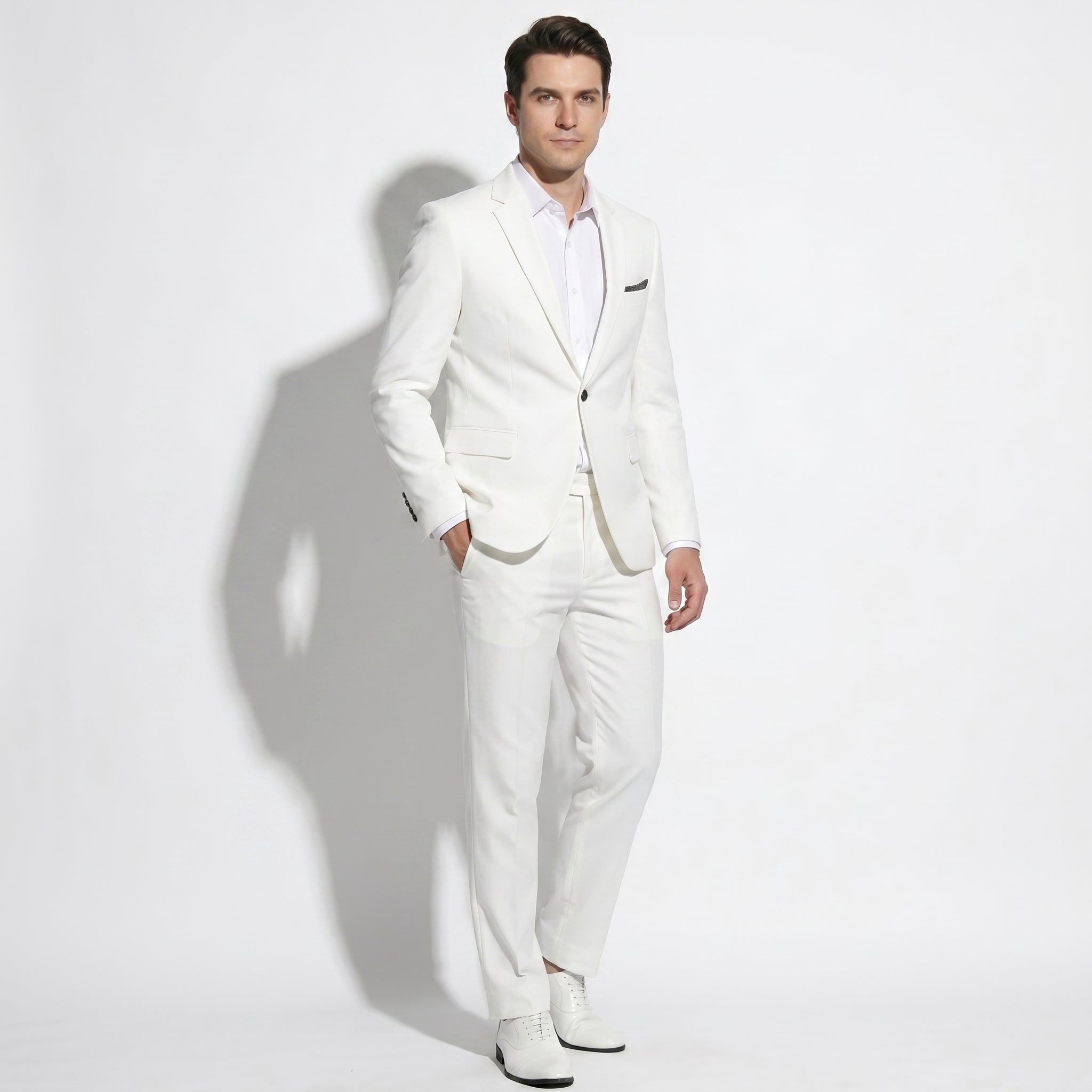 James - Men's Slim Fit Notch Lapel Wedding Suit