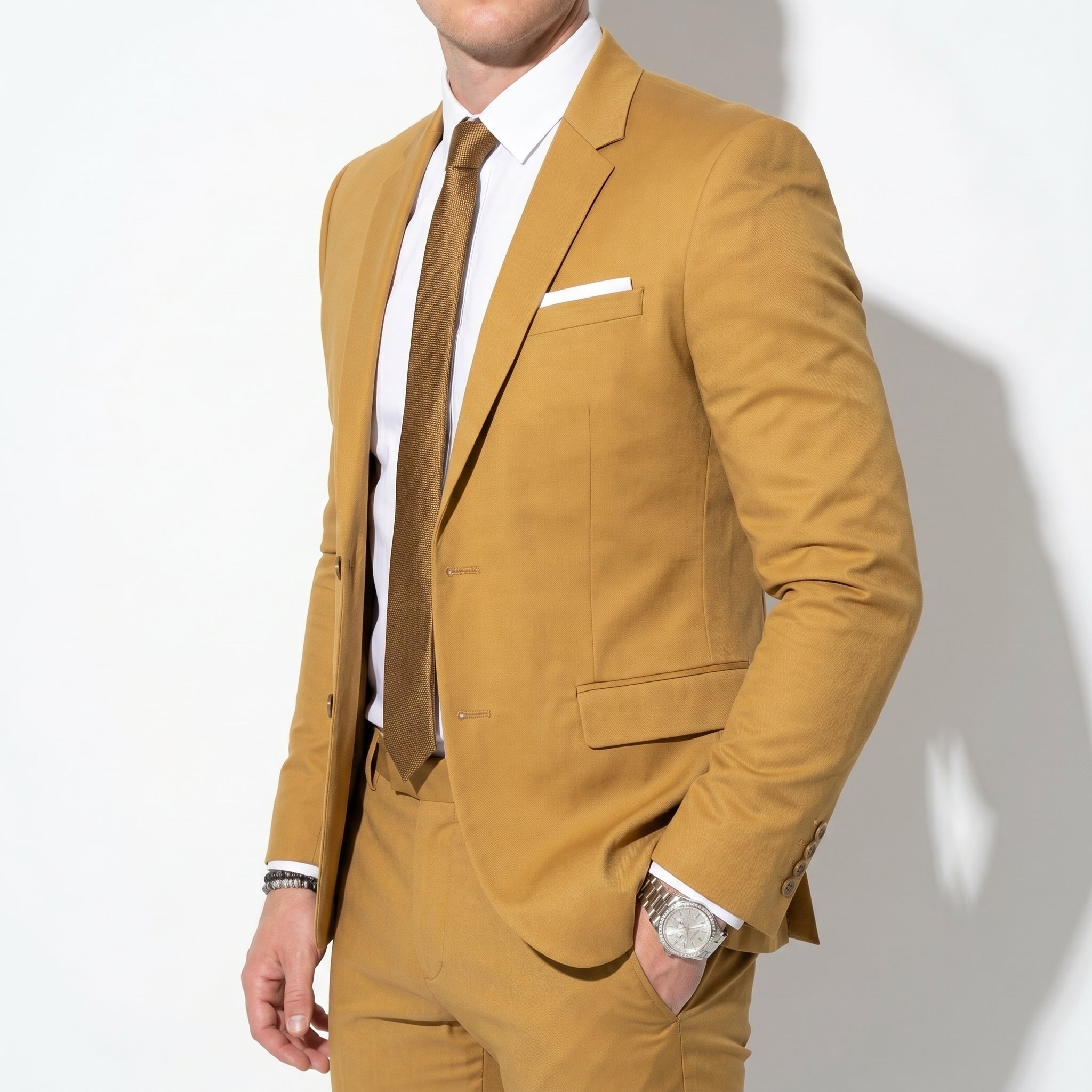 James - Men's Slim Fit Notch Lapel Wedding Suit