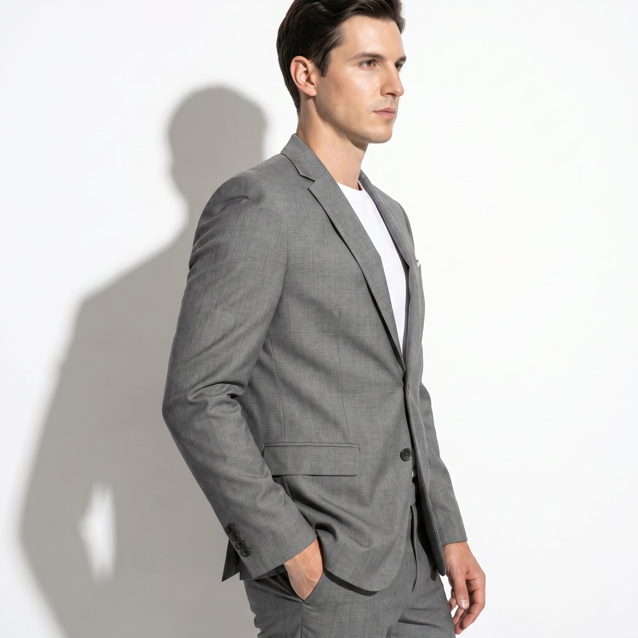 James - Men's Slim Fit Notch Lapel Wedding Suit