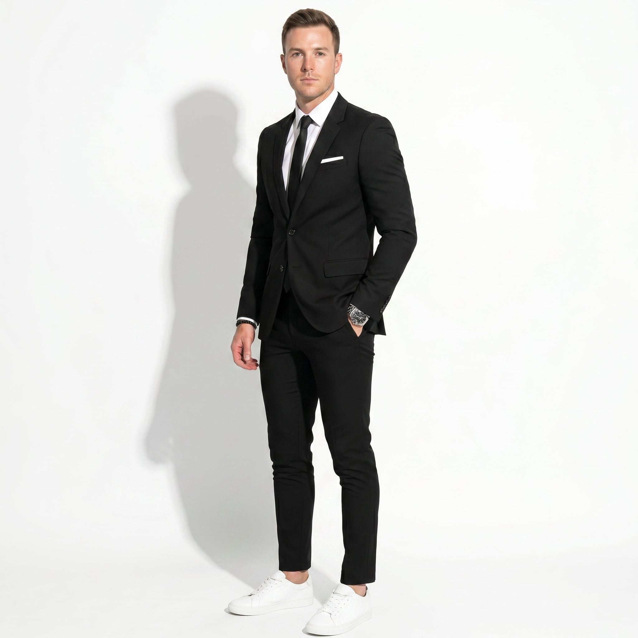 James - Men's Slim Fit Notch Lapel Wedding Suit