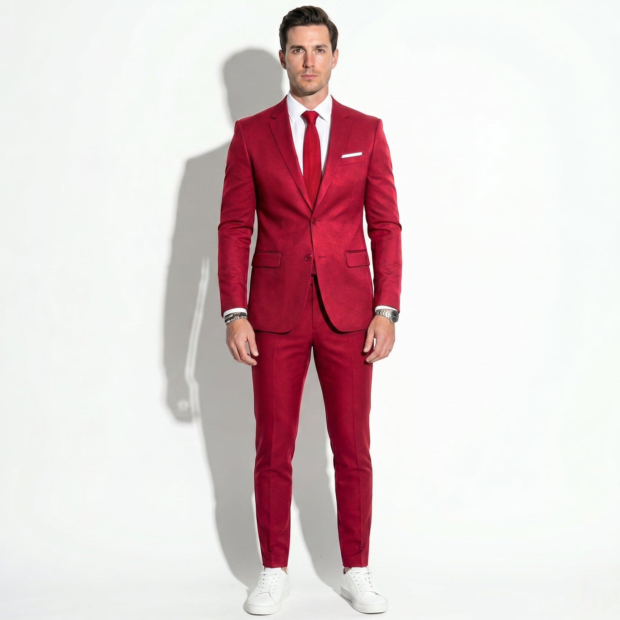 James - Men's Slim Fit Notch Lapel Wedding Suit