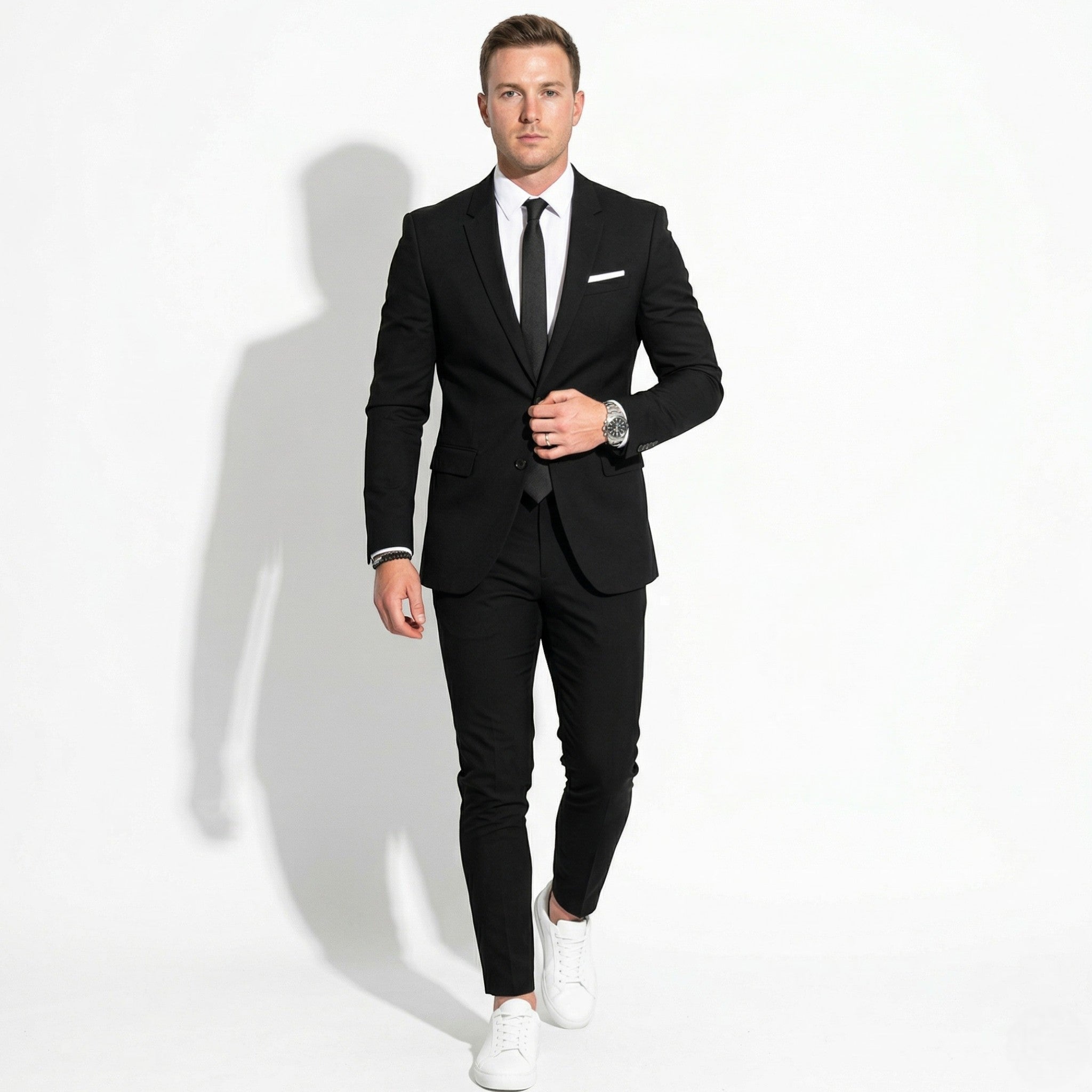 James - Men's Slim Fit Notch Lapel Wedding Suit