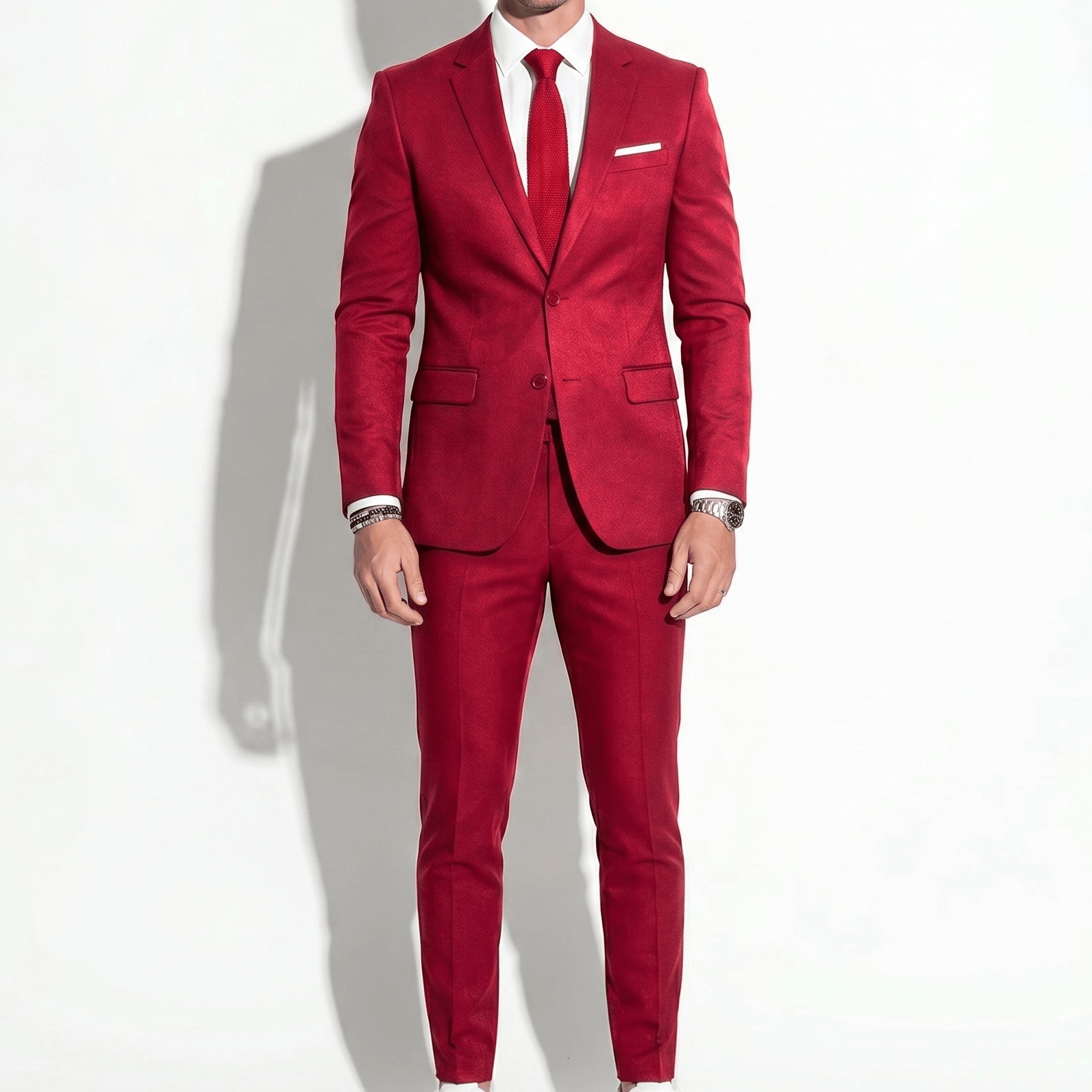 James - Men's Slim Fit Notch Lapel Wedding Suit