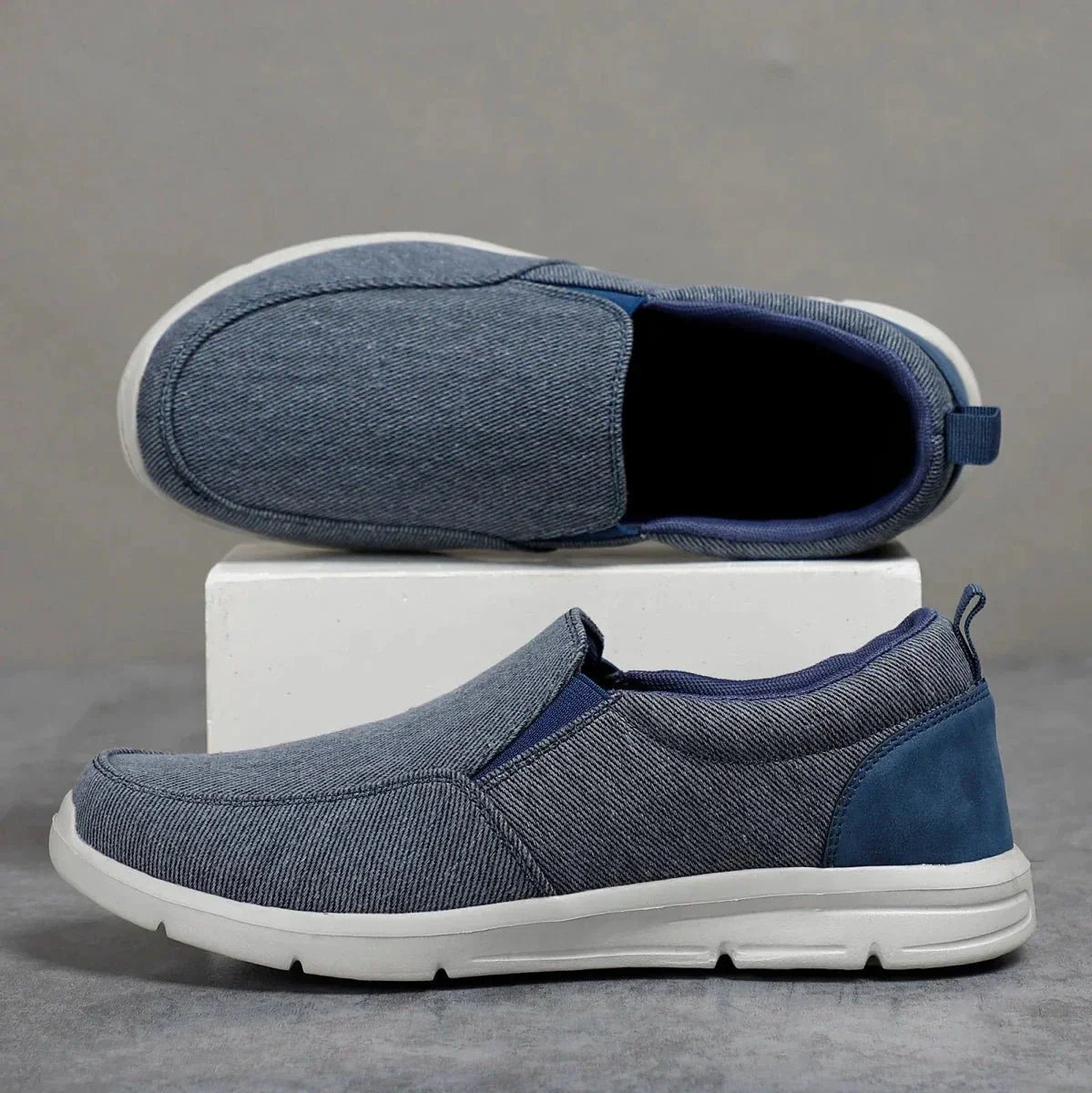 Jonas - Men's Orthopaedic Slip-On Trainers with Cushioned Sole
