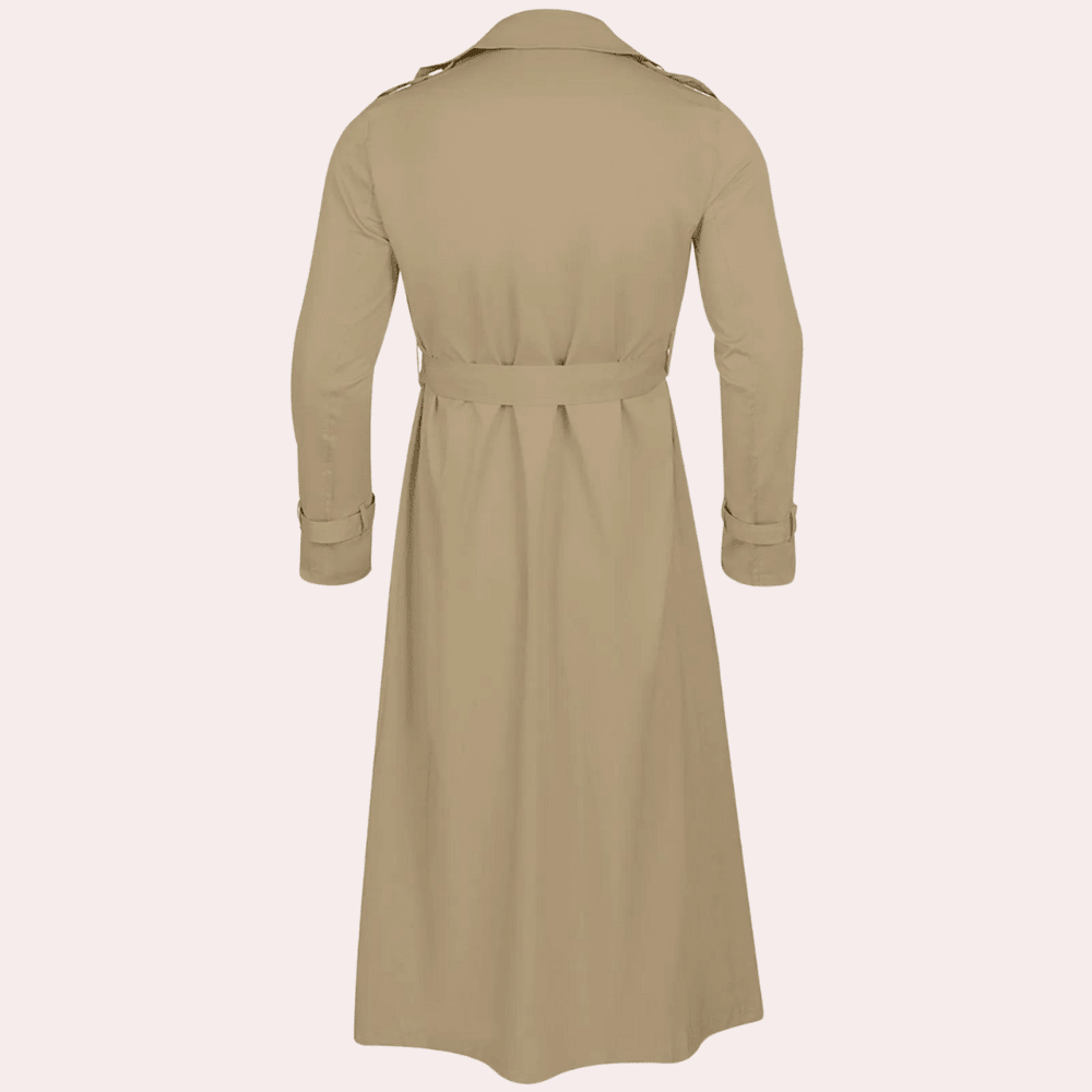 Jonas - Trench Coat for business outfit - Trench Coats - Khaki - Davies & Cooper