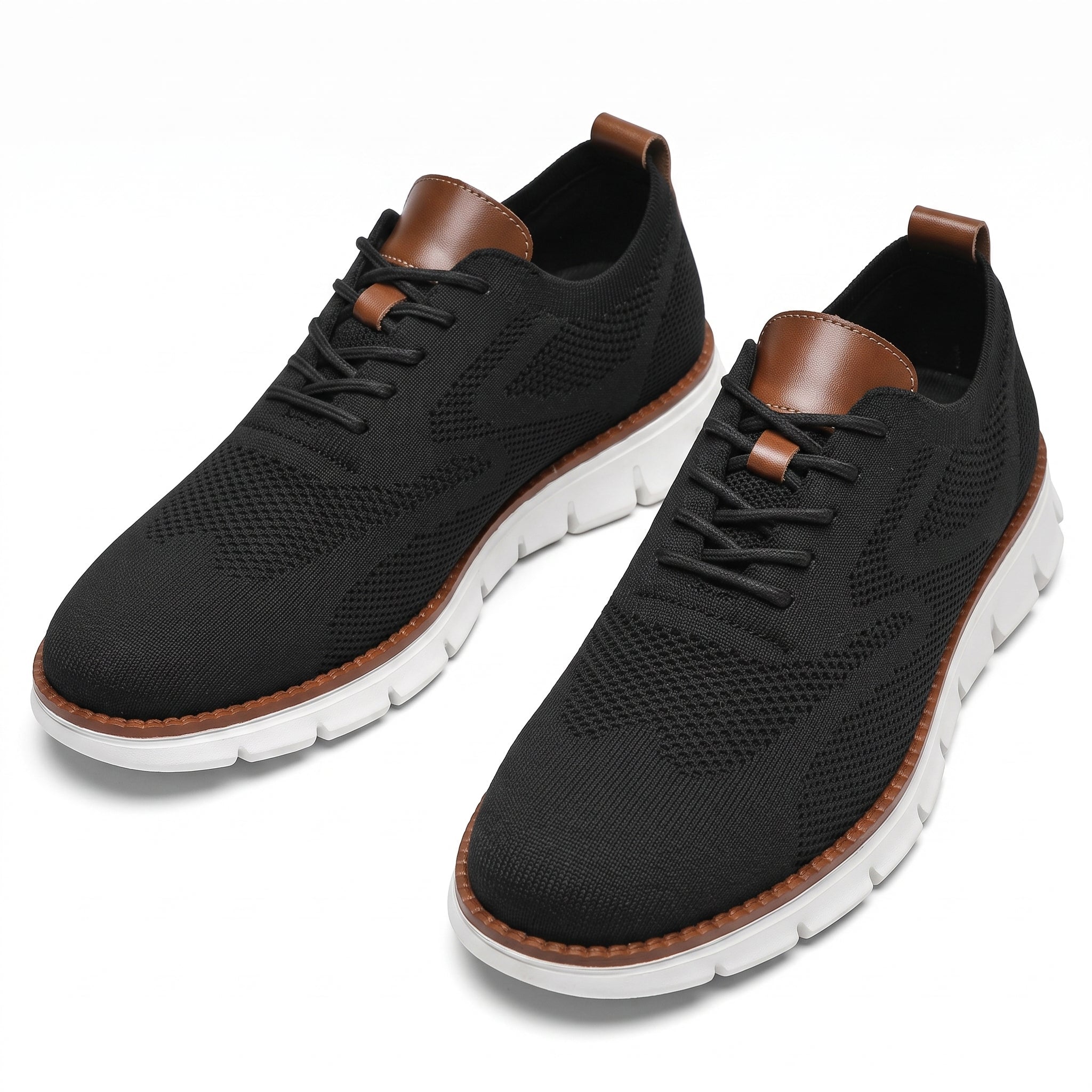 Jonas - Women's Orthopaedic Cushioned Sole Trainers - Sneakers - Black - Davies & Cooper