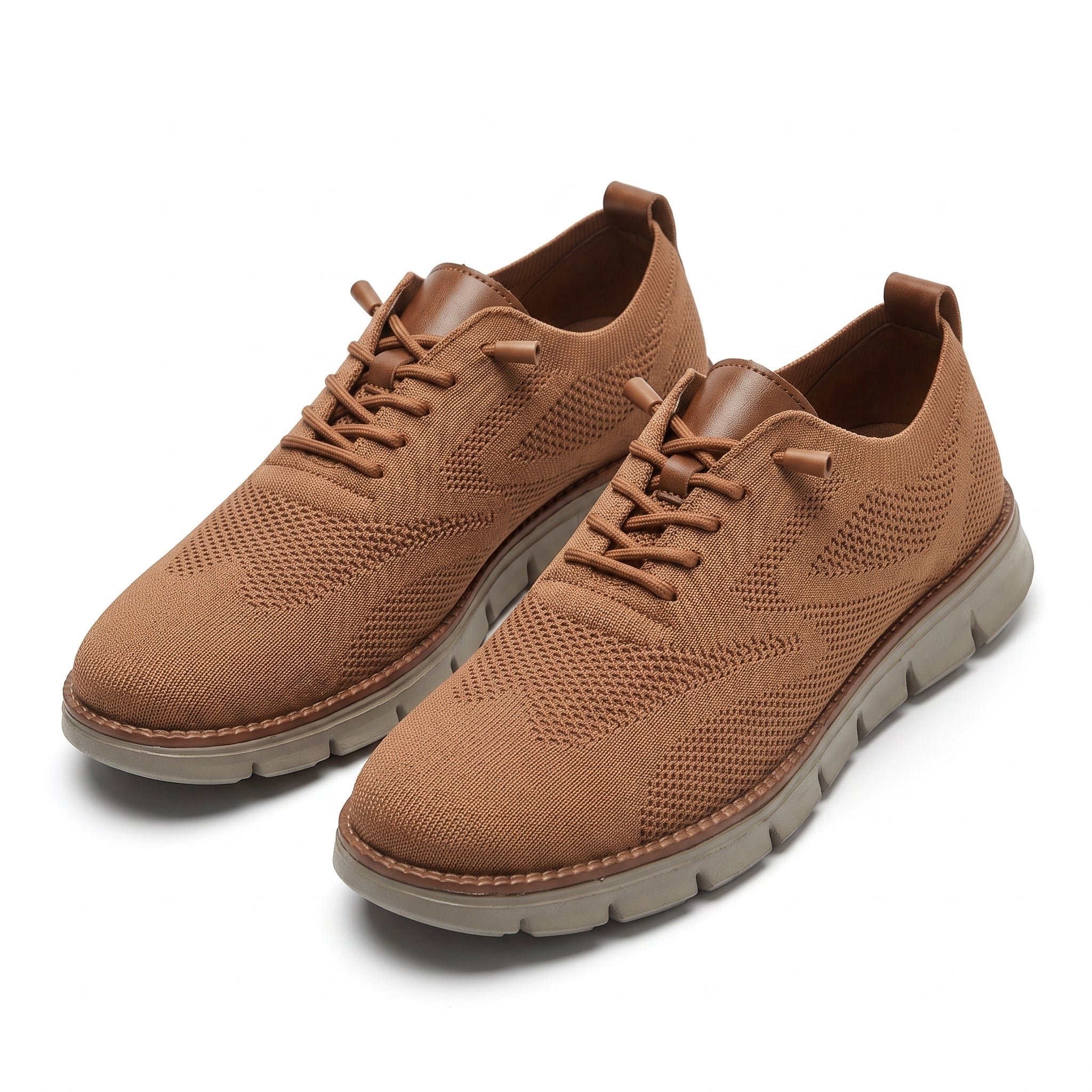 Jonas - Women's Orthopaedic Cushioned Sole Trainers - Sneakers - Brown - Davies & Cooper