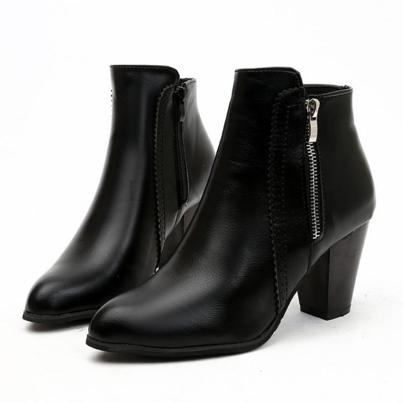 Lena – Elegant Ankle Boots - Boots - Black - Davies & Cooper