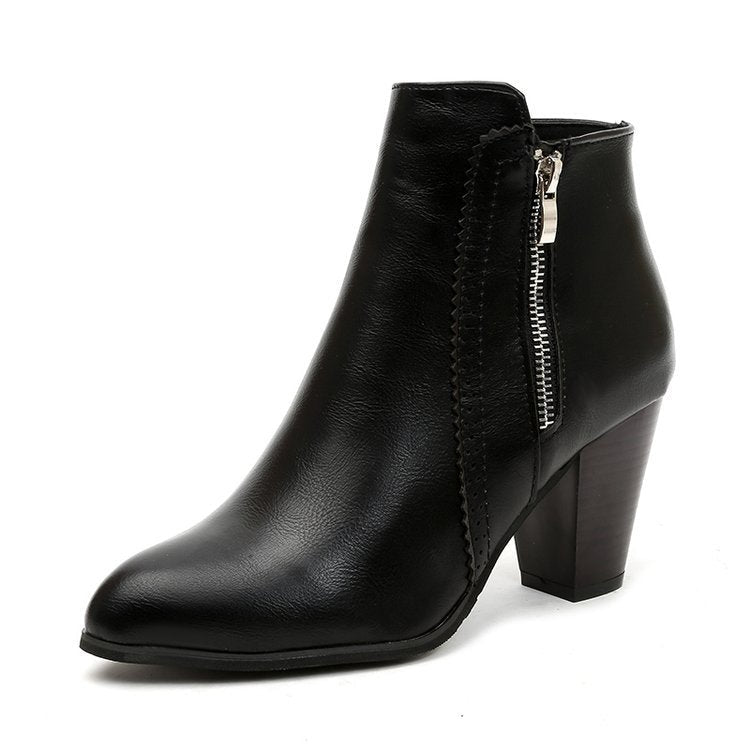 Lena – Elegant Ankle Boots - Boots - Black - Davies & Cooper