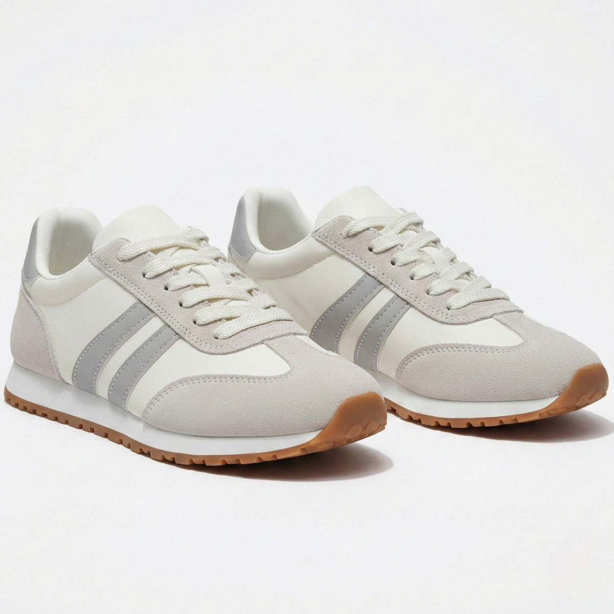 Lily – Women's Comfortable Orthopaedic Trainers - Sneakers - Grey - Davies & Cooper