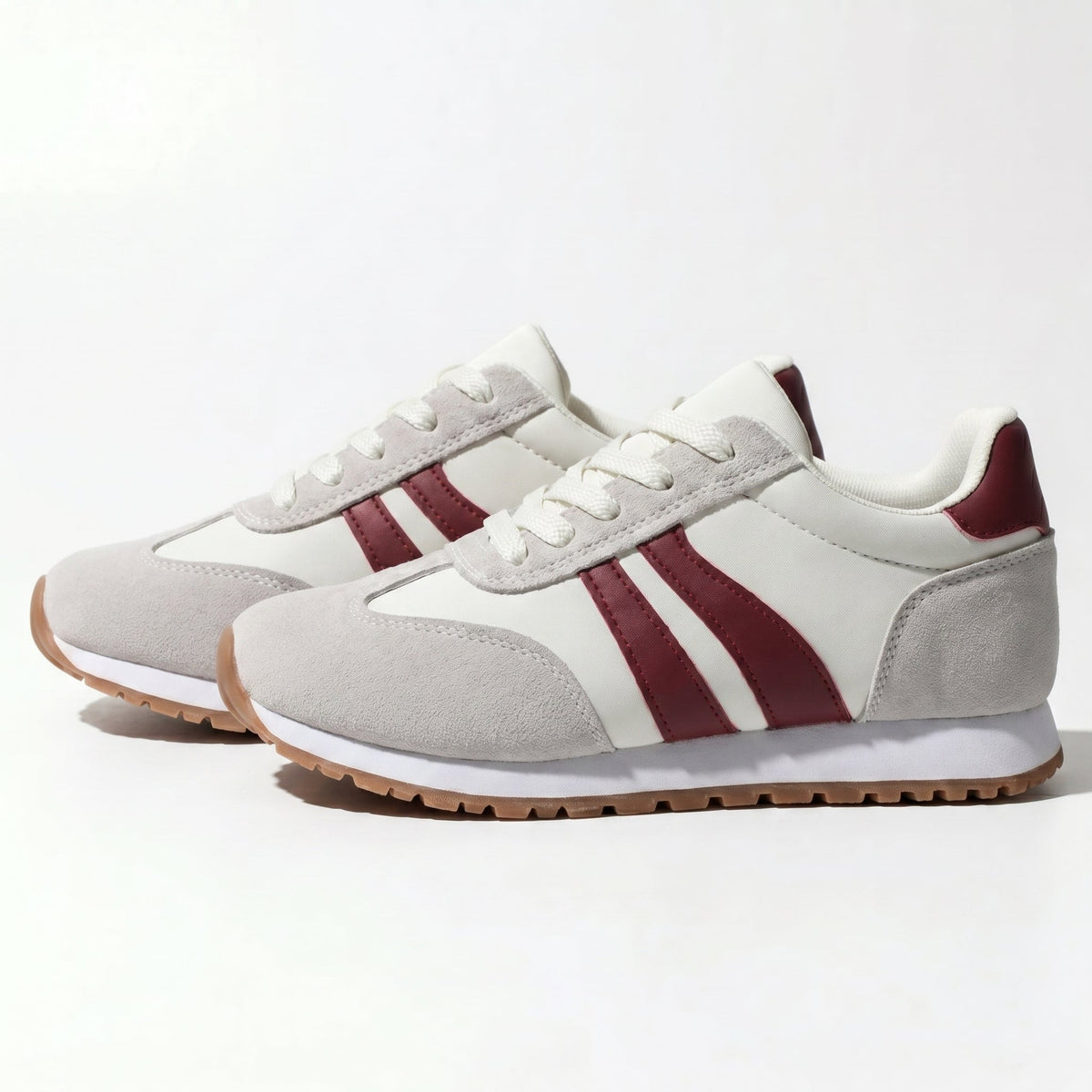 Lily – Women's Comfortable Orthopaedic Trainers - Sneakers - Red - Davies & Cooper