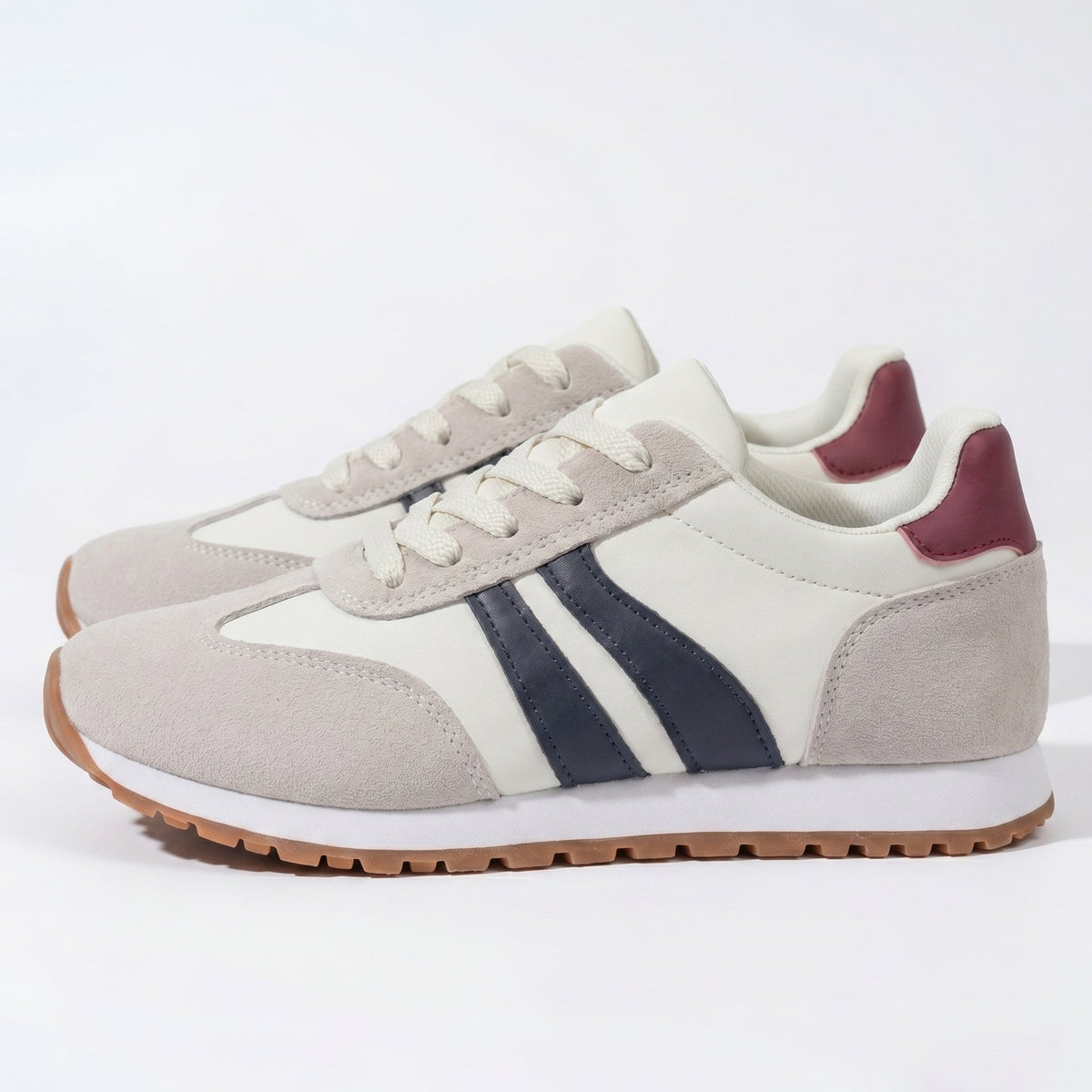 Lily – Women's Comfortable Orthopaedic Trainers - Sneakers - Navy Blue - Davies & Cooper