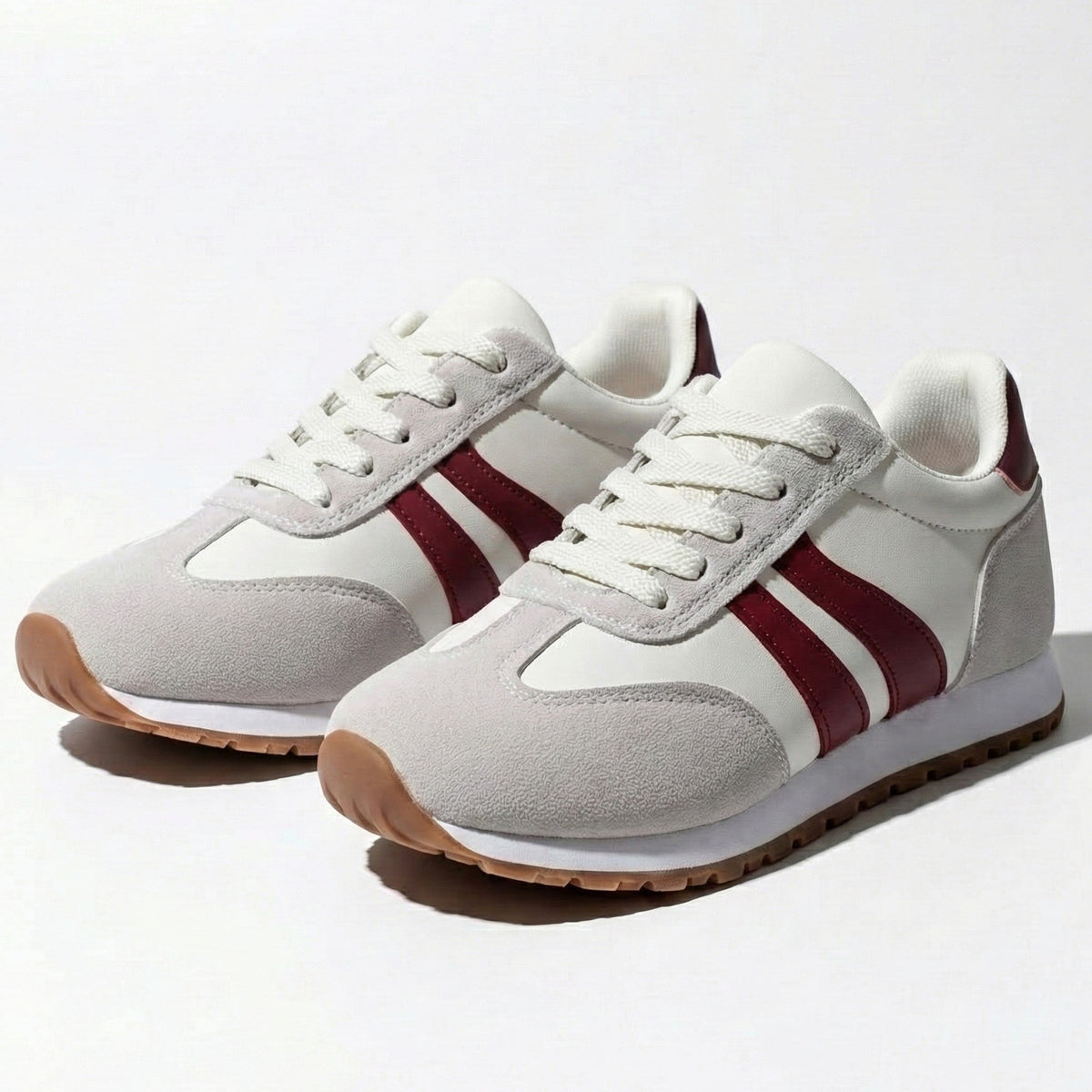 Lily – Women's Comfortable Orthopaedic Trainers - Sneakers - Red - Davies & Cooper