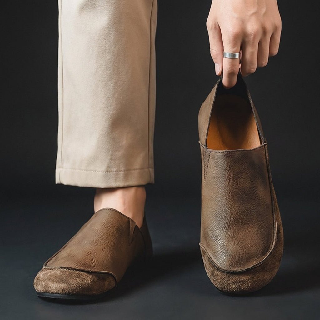 Marcus - Men's Casual Round Toe Flat Loafers