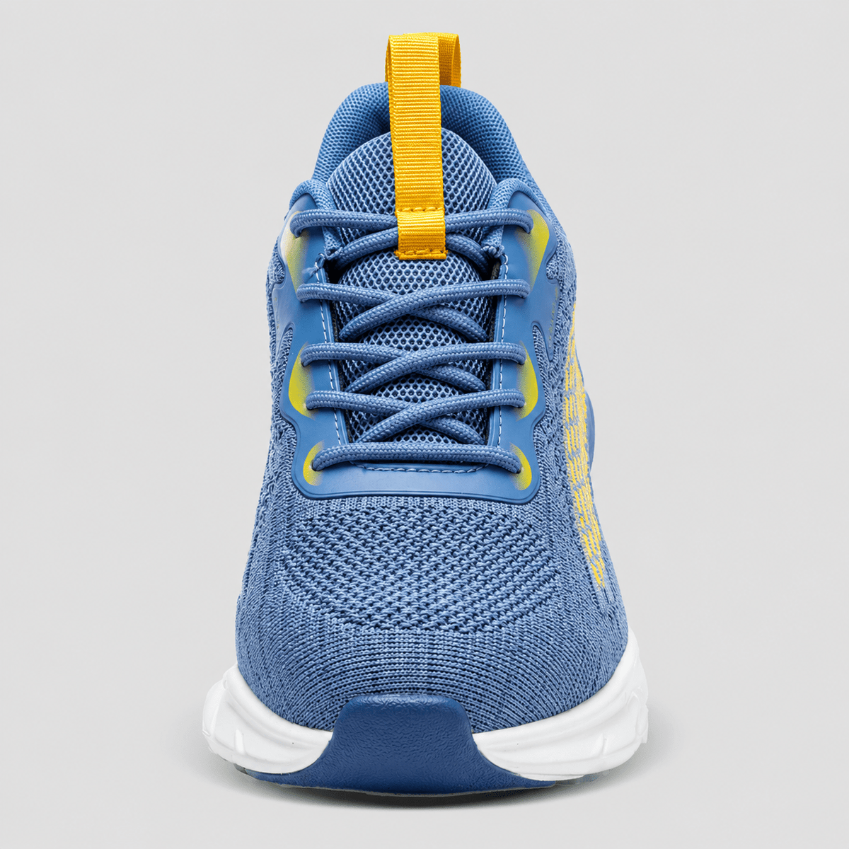 Marcus - Men's Orthopaedic Lace-Up Trainers with Cushioned Sole - Sneakers - Blue - Davies & Cooper