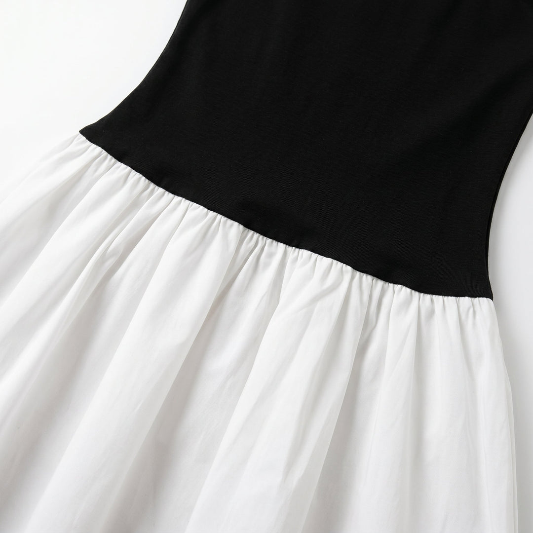 Natalia - Women's Strapless Party Mini Dress with Pleated Skirt - Mini Dress - Black - Davies & Cooper