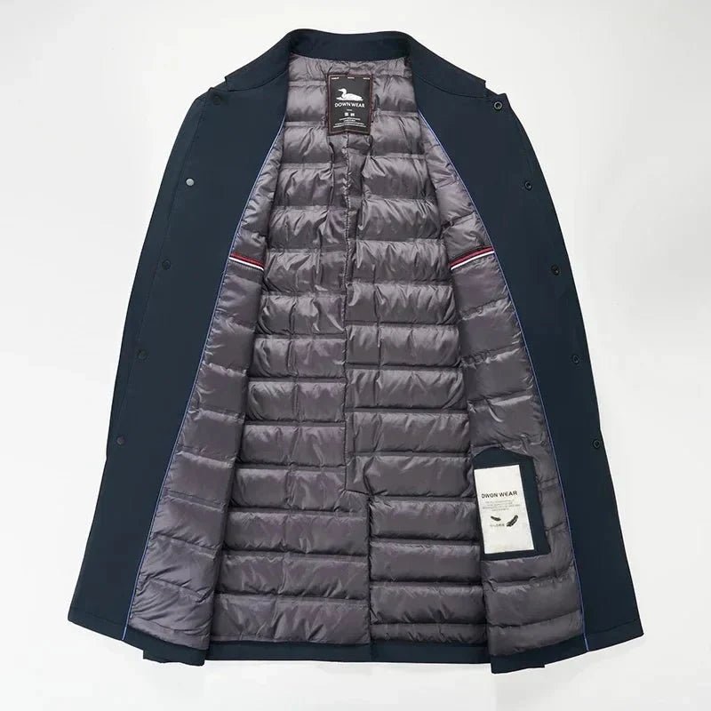 Nero – Men's Winter Coat Lined - Winter coat - Blue - Davies & Cooper