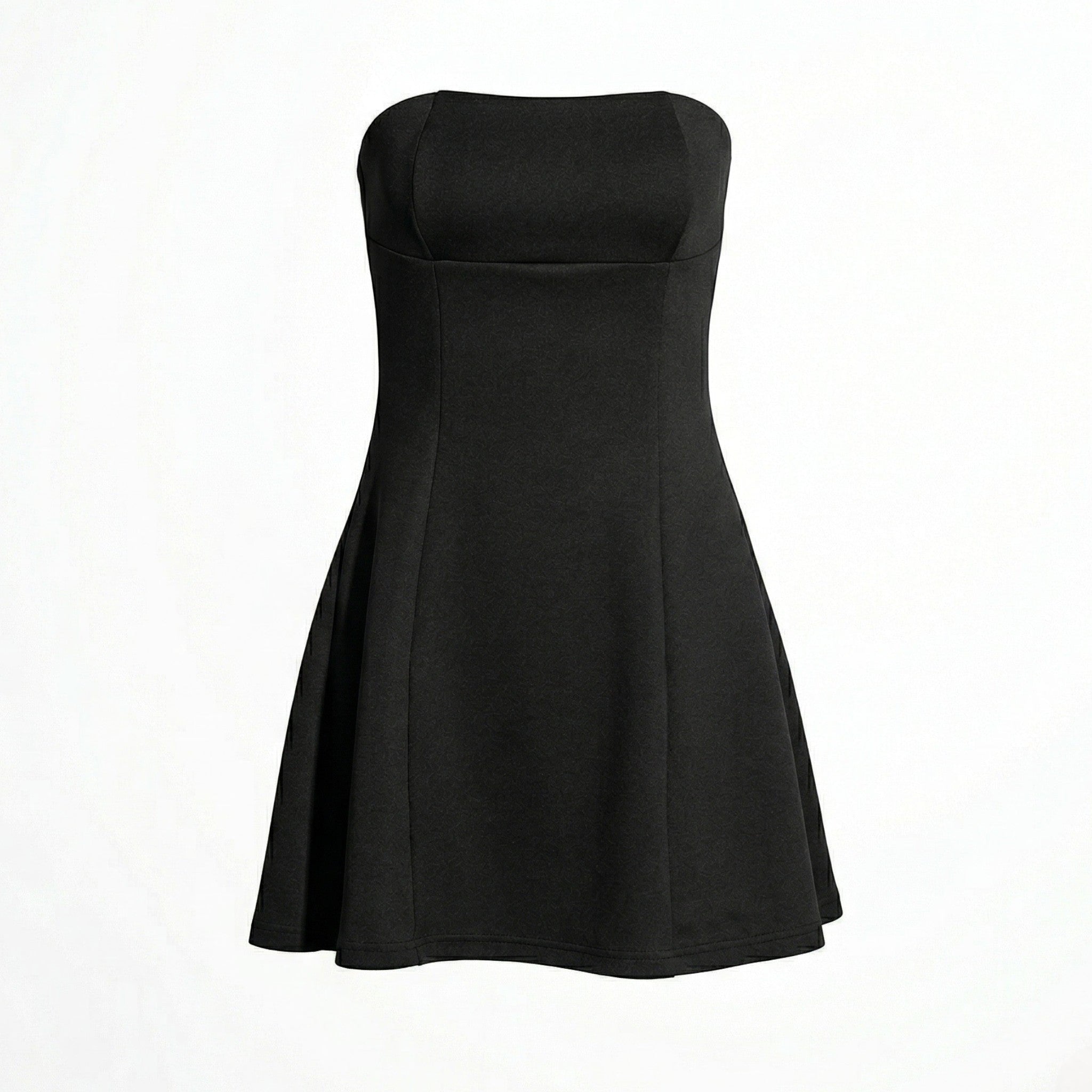 Nova – Women's Strapless Party Mini Dress - Mini Dresses - Black - Davies & Cooper