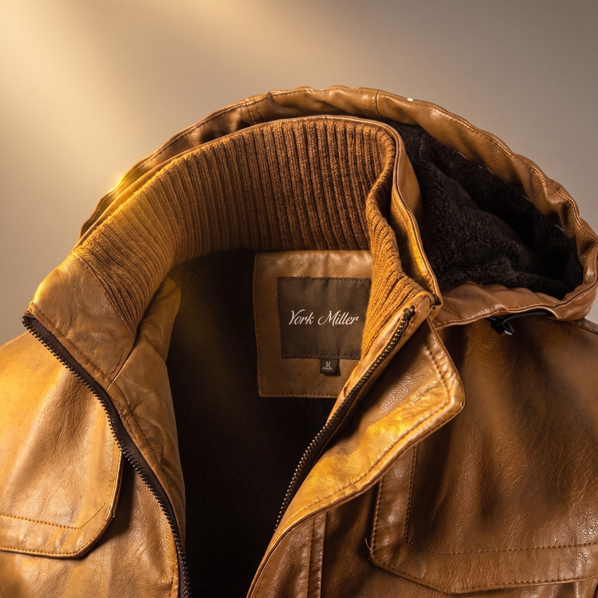 Oliver - Men's Hooded Longline Jacket with Zip Pockets - Coats & Jackets - Brown - Davies & Cooper